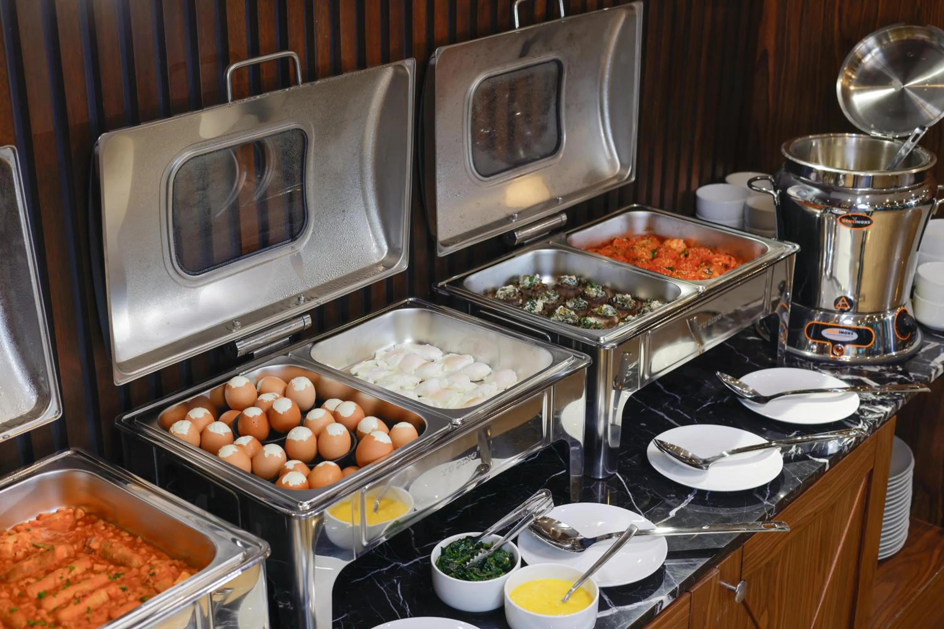 Buffet breakfast in Byblos Hotel