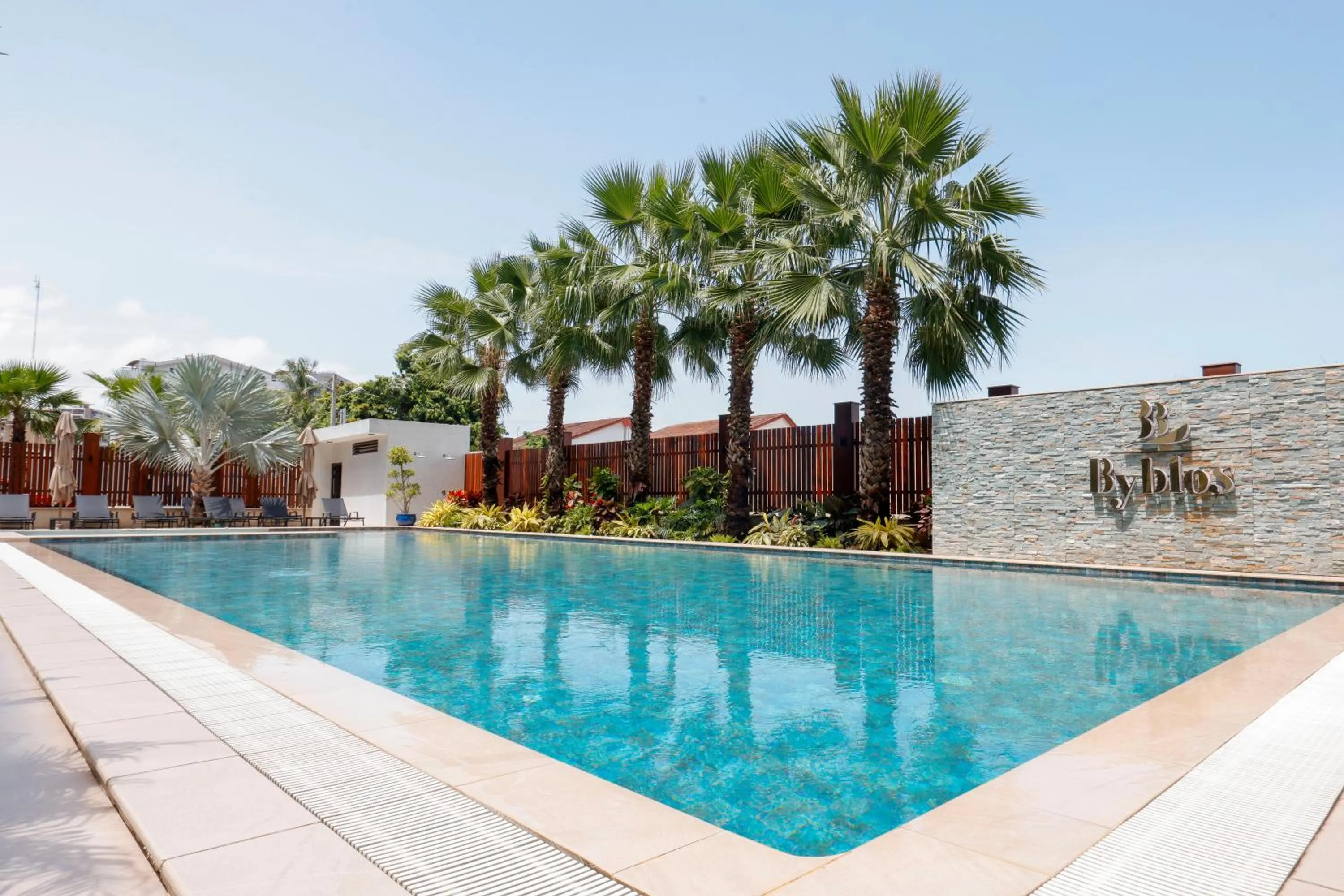 Pool view in Byblos Hotel