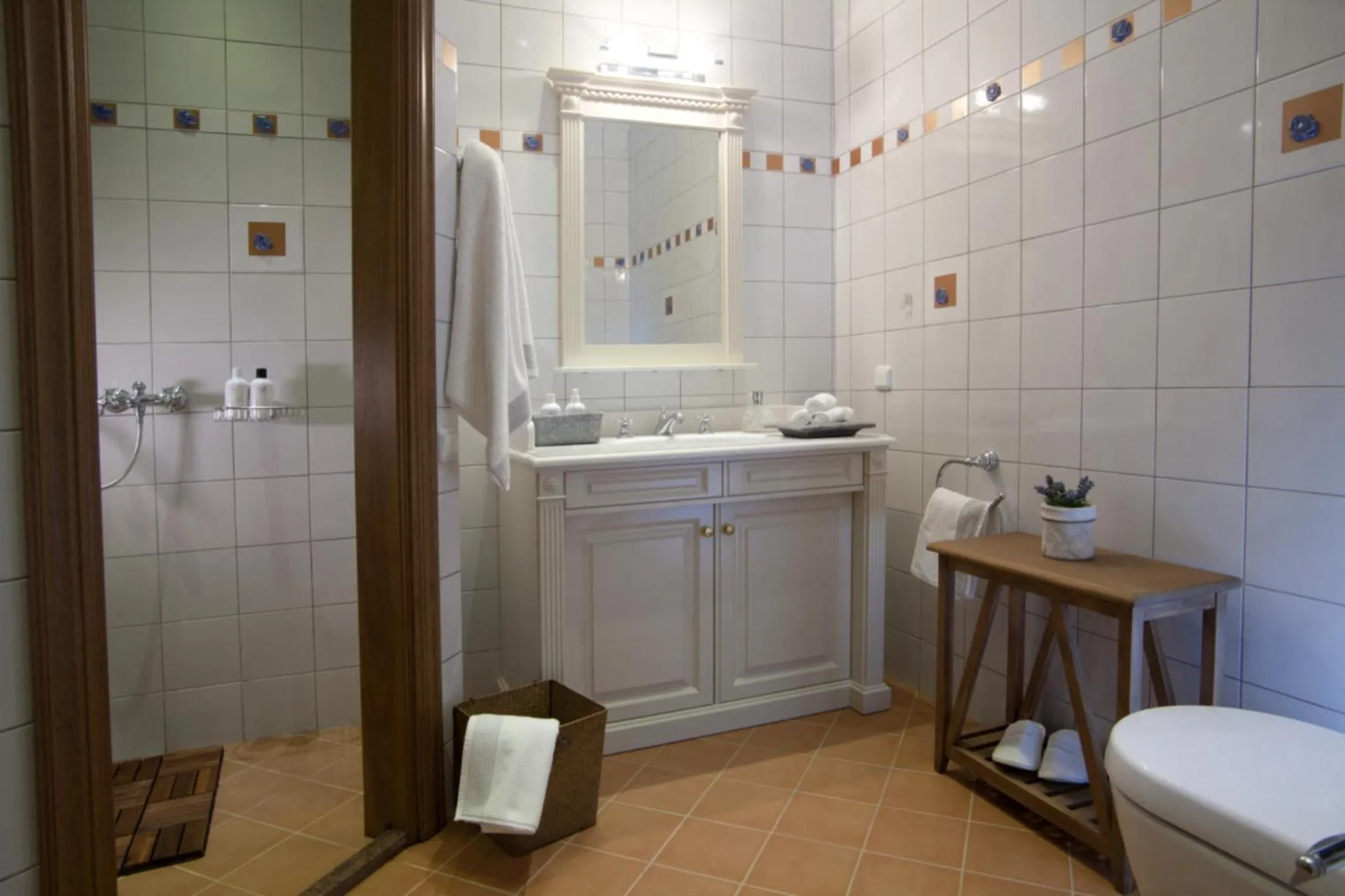 Shower in Villa Veneziano Lefkada