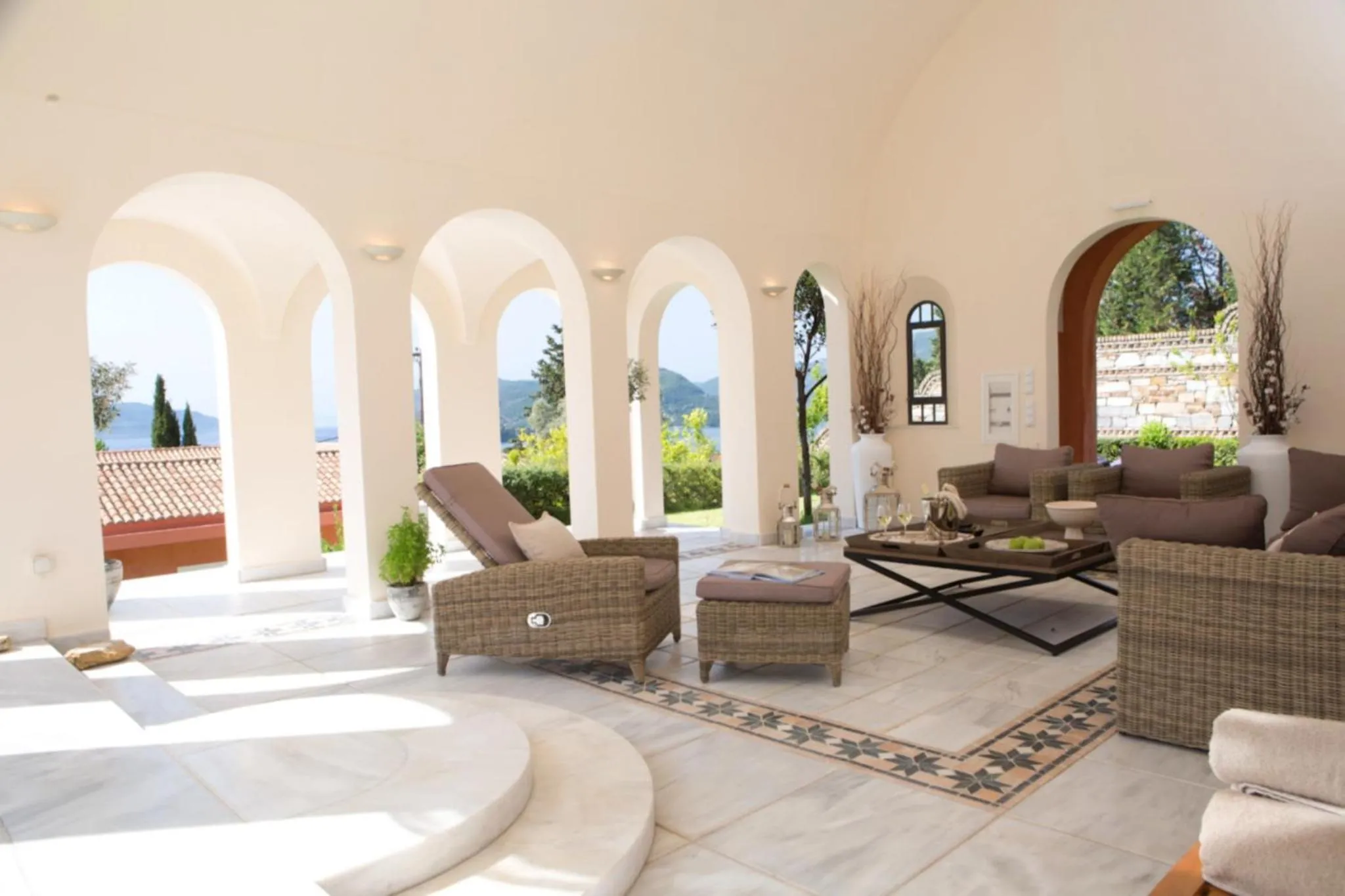 Patio in Villa Veneziano Lefkada