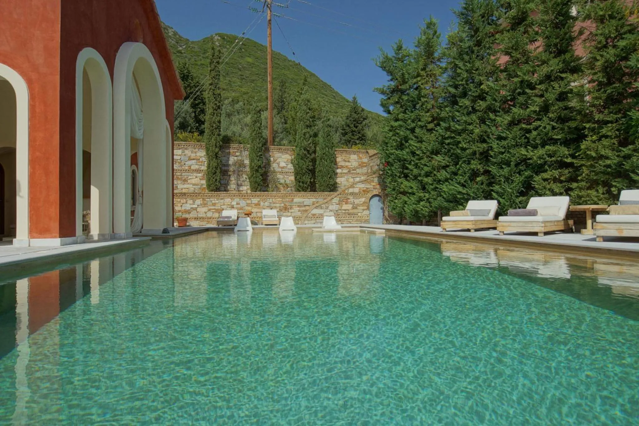 Day in Villa Veneziano Lefkada