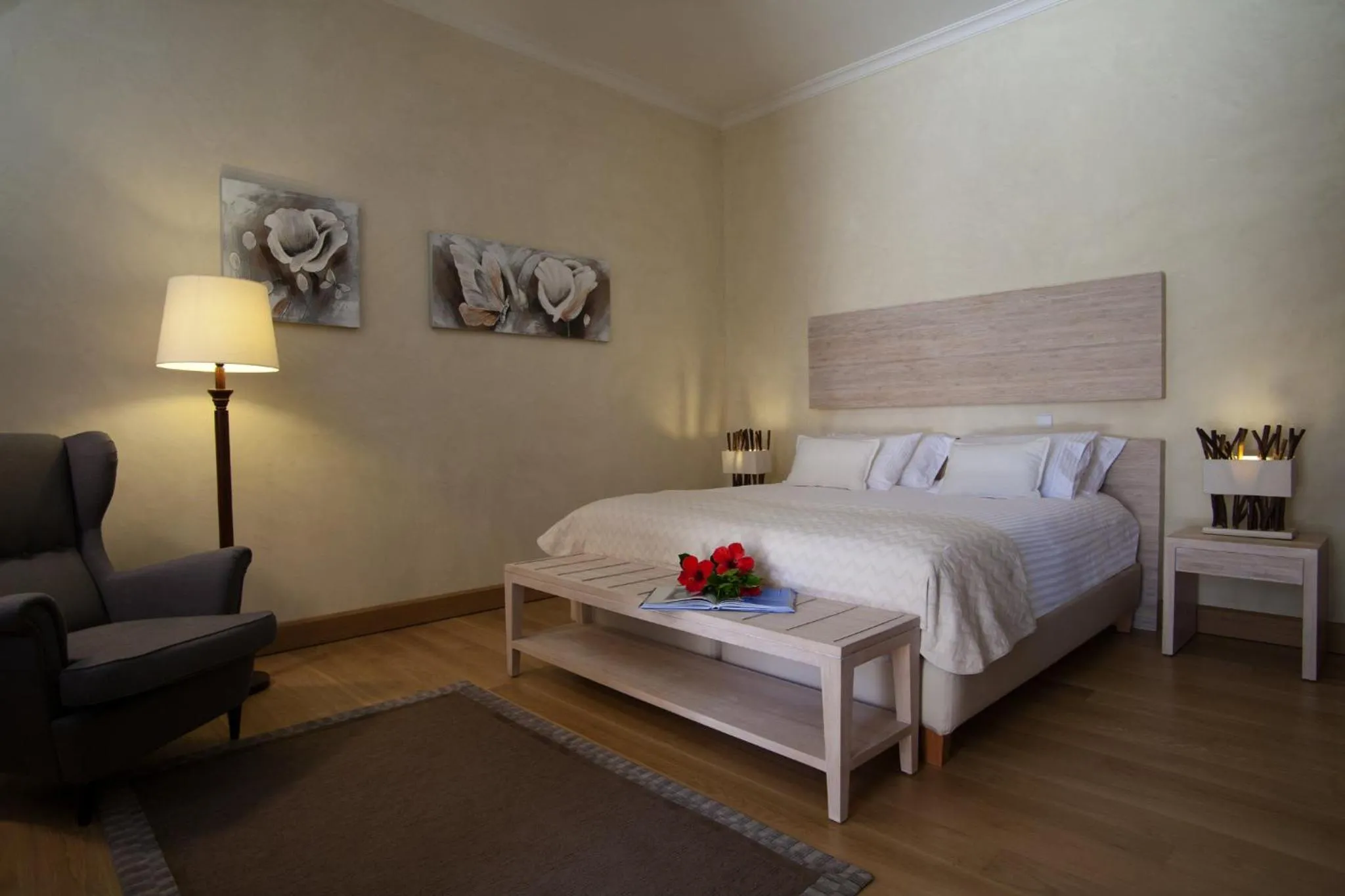 Bed in Villa Veneziano Lefkada