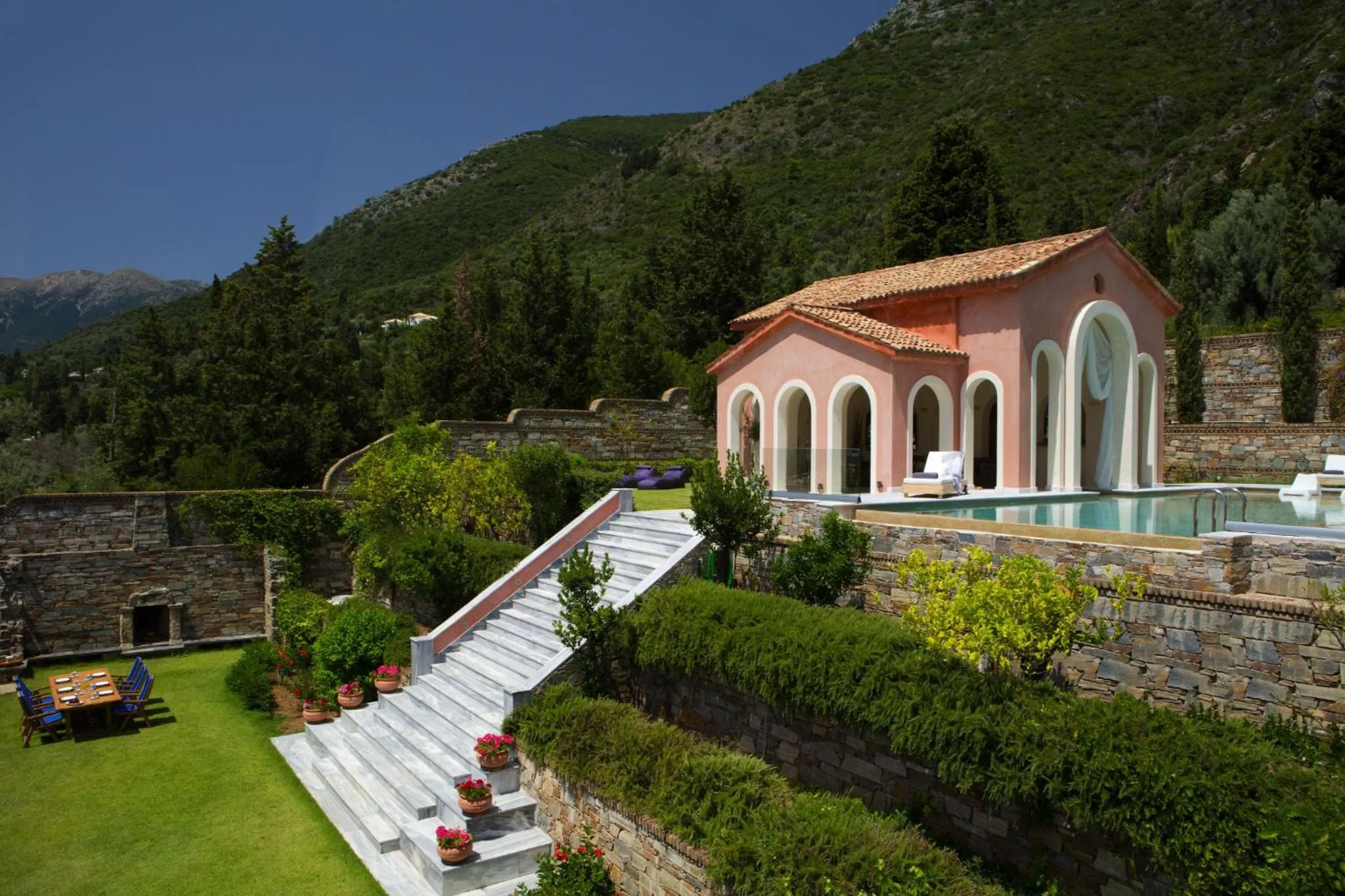 Day in Villa Veneziano Lefkada