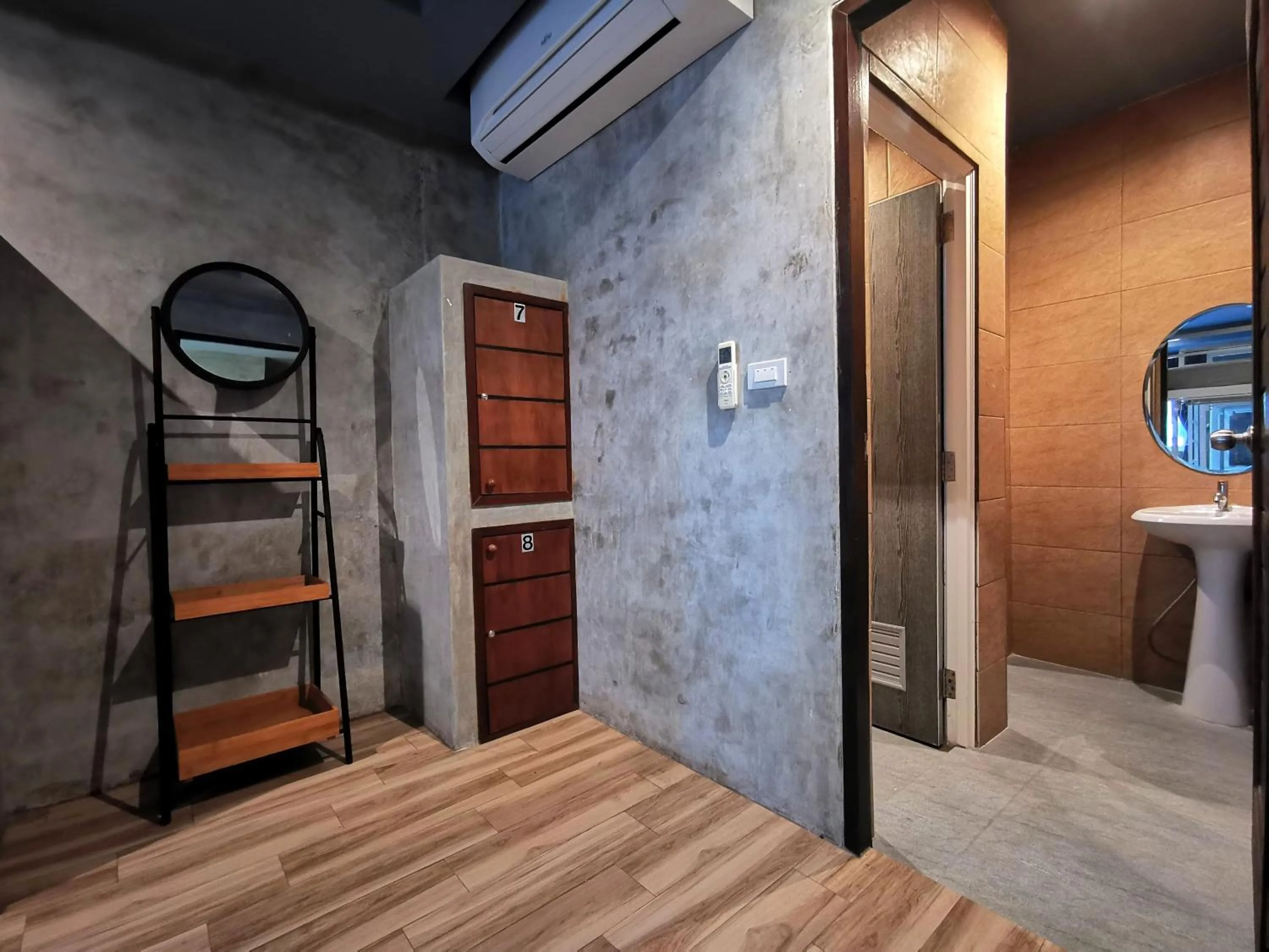 Shower, Bed in Hi Samui Hostel