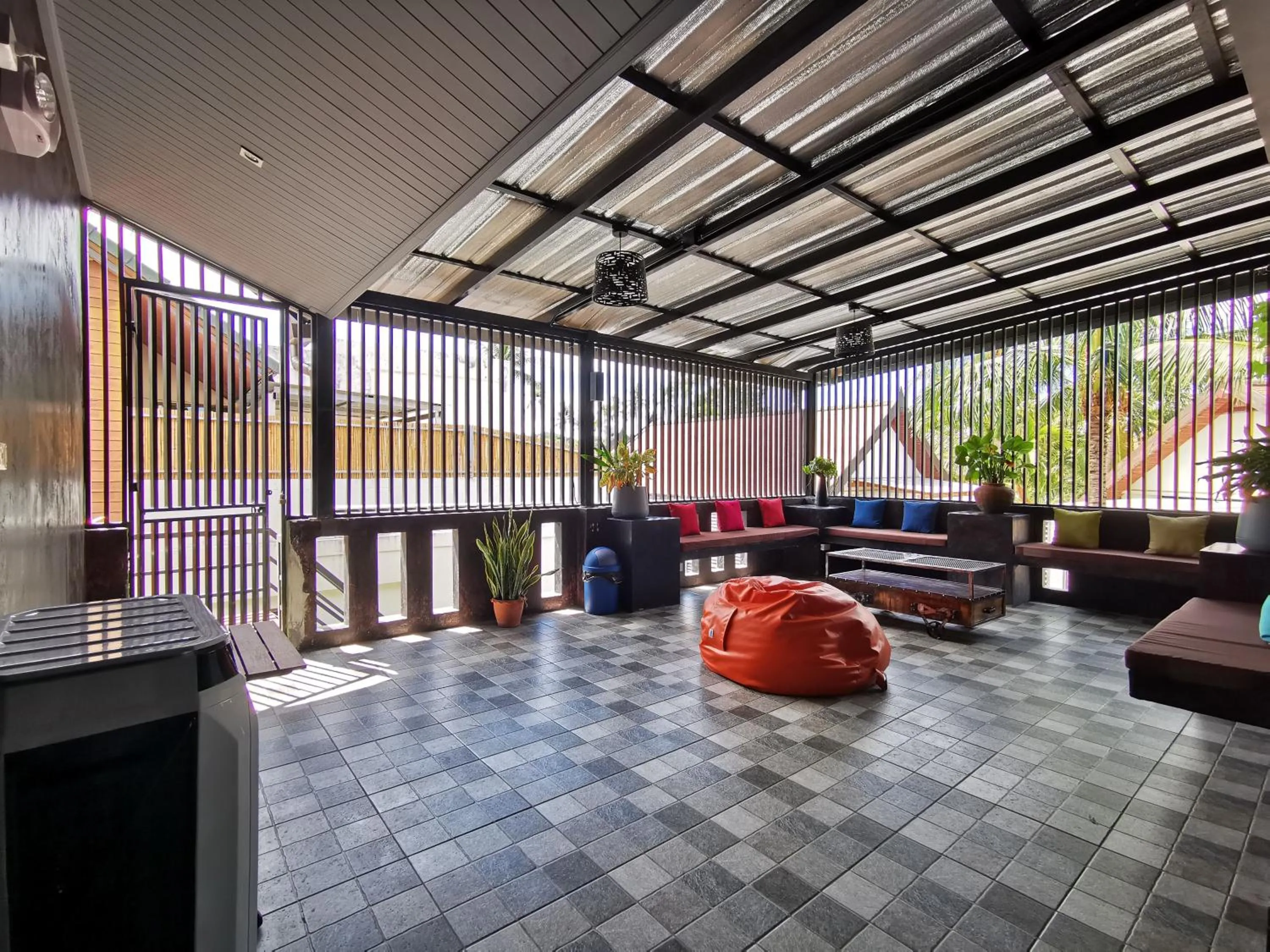 Patio in Hi Samui Hostel