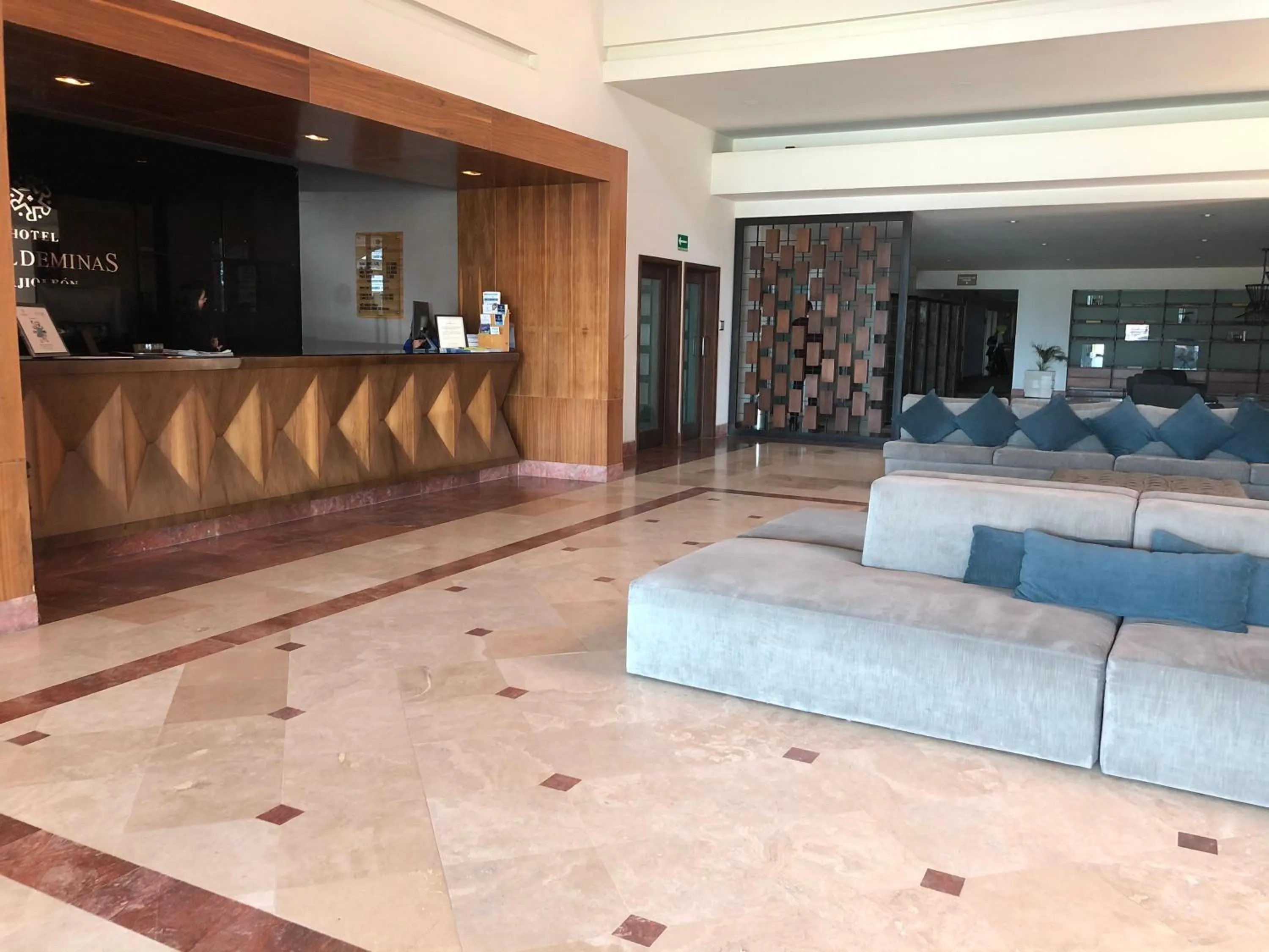 Lobby or reception in Hotel Real de Minas Bajio