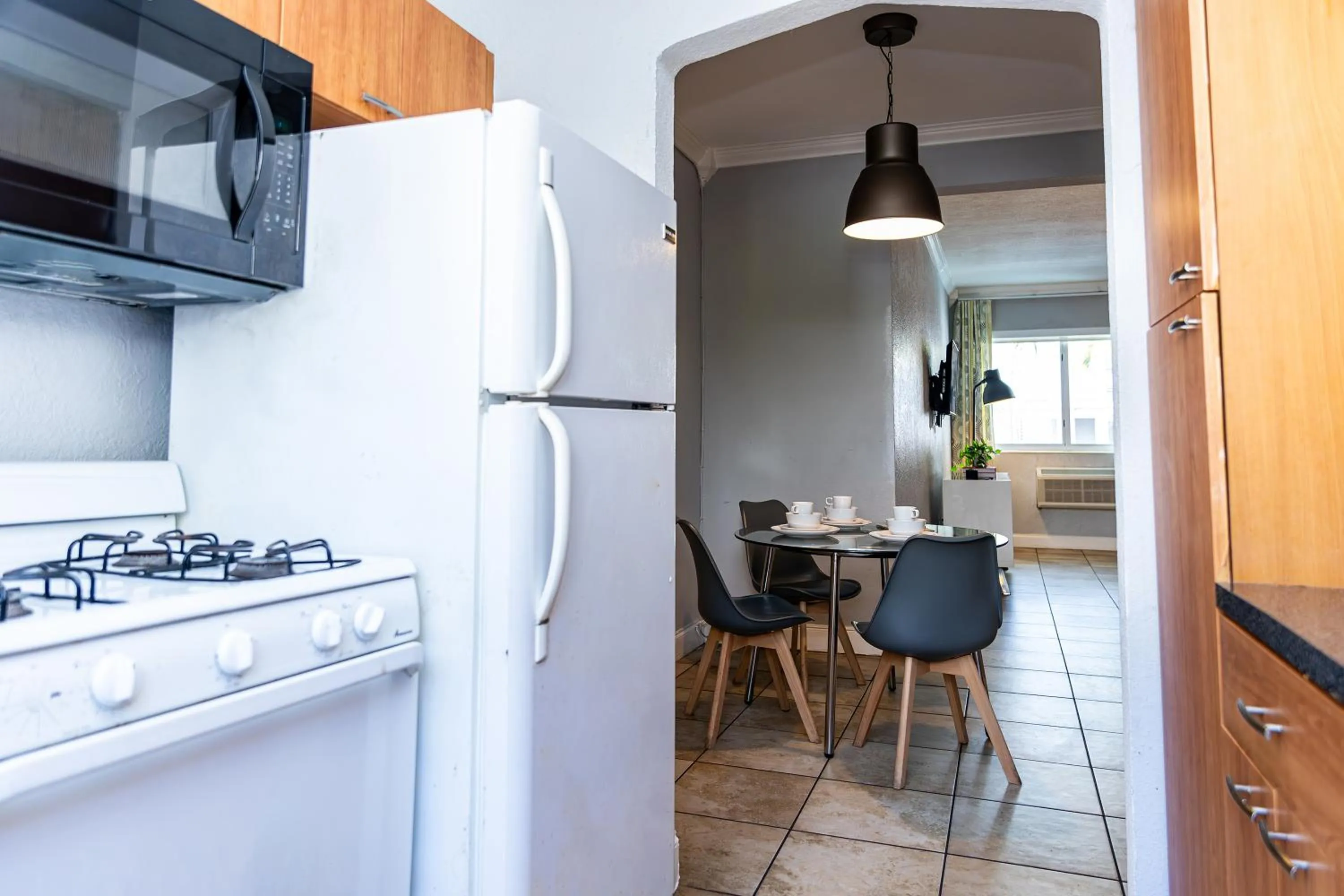 Kitchen or kitchenette in Beachside All Suites Hotel