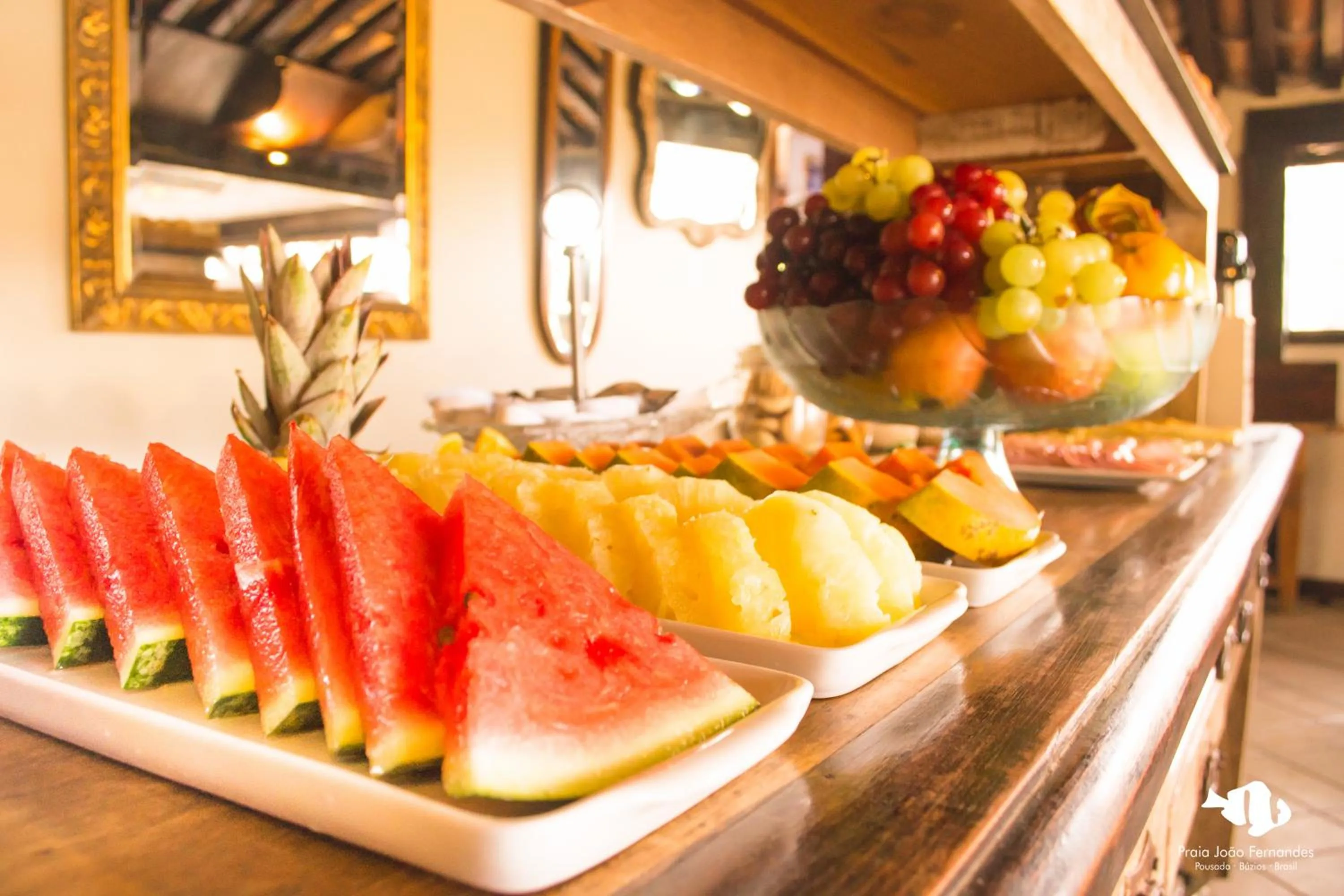 Breakfast in Pousada Praia João Fernandes