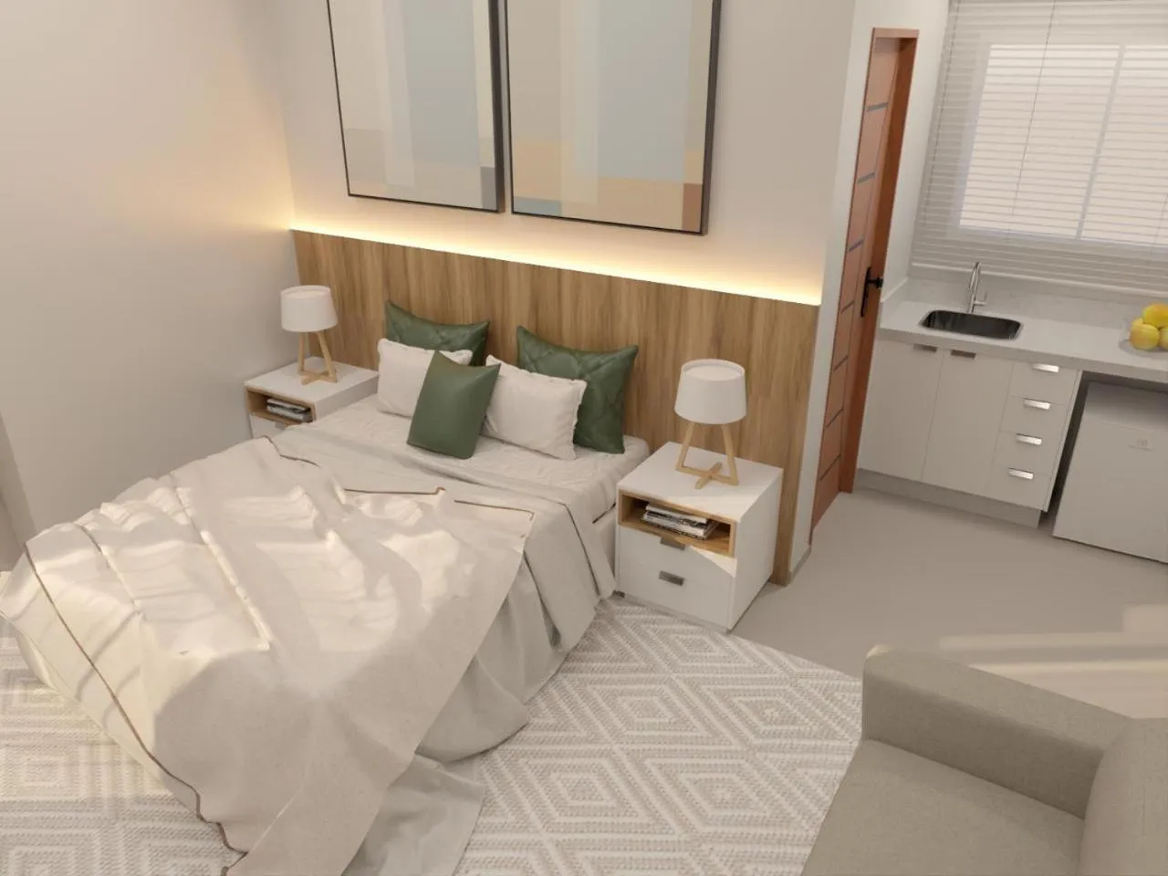 Photo of the whole room, Bed in Pousada Praia João Fernandes