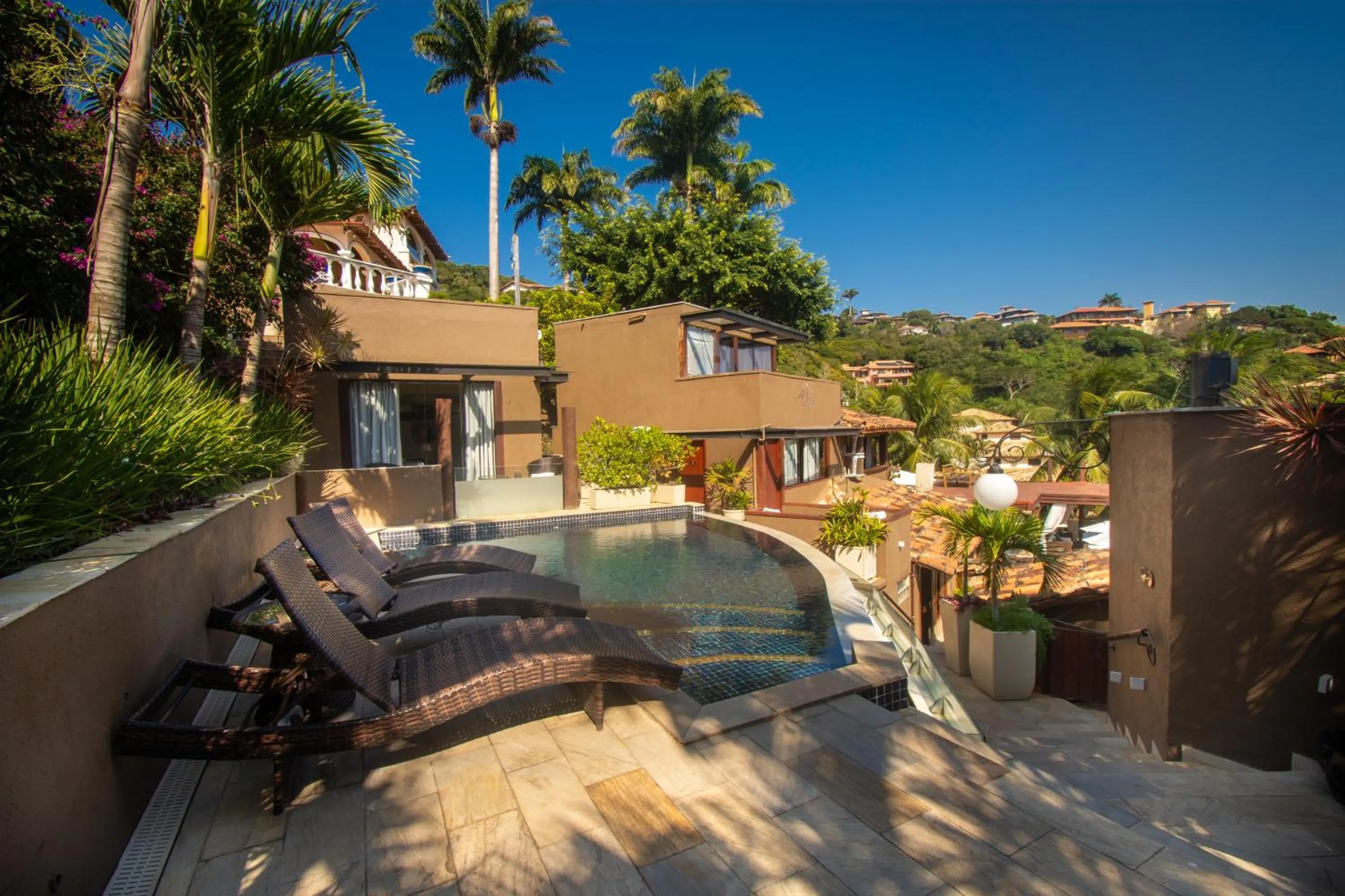 Swimming pool in Pousada Praia João Fernandes
