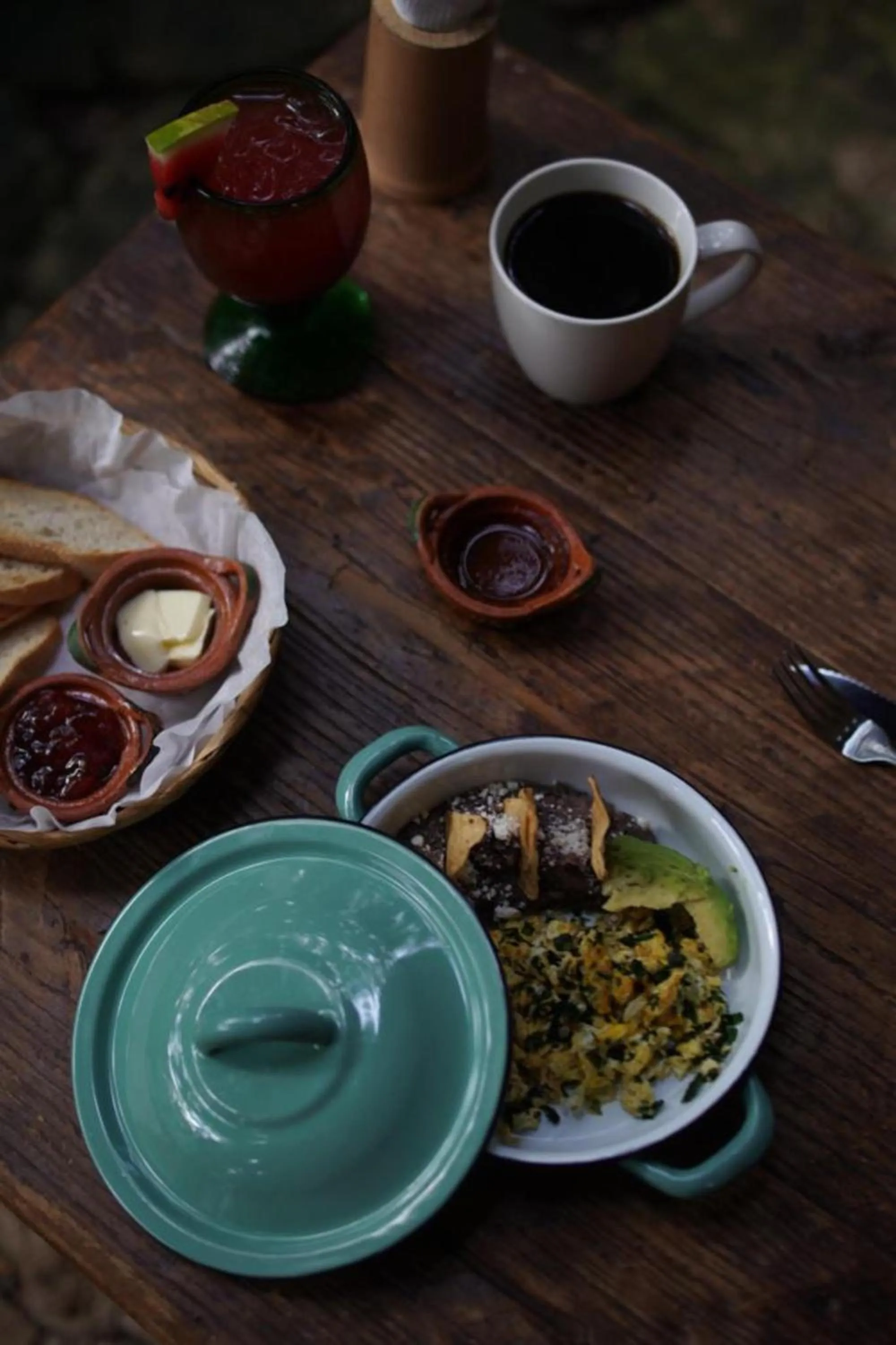 American breakfast in Corazon De Jade Tulum