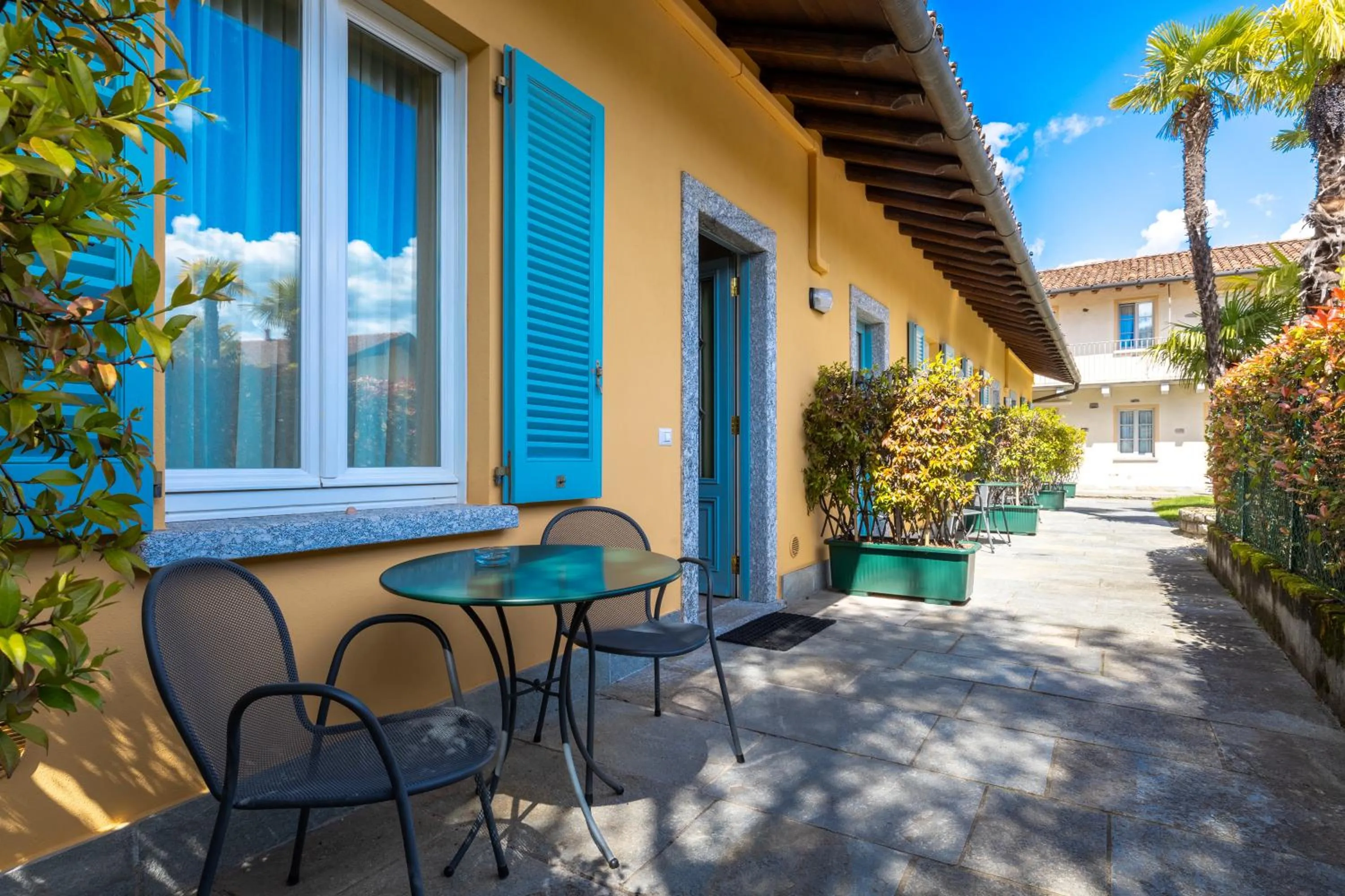 Patio in Albergo Villa Edy