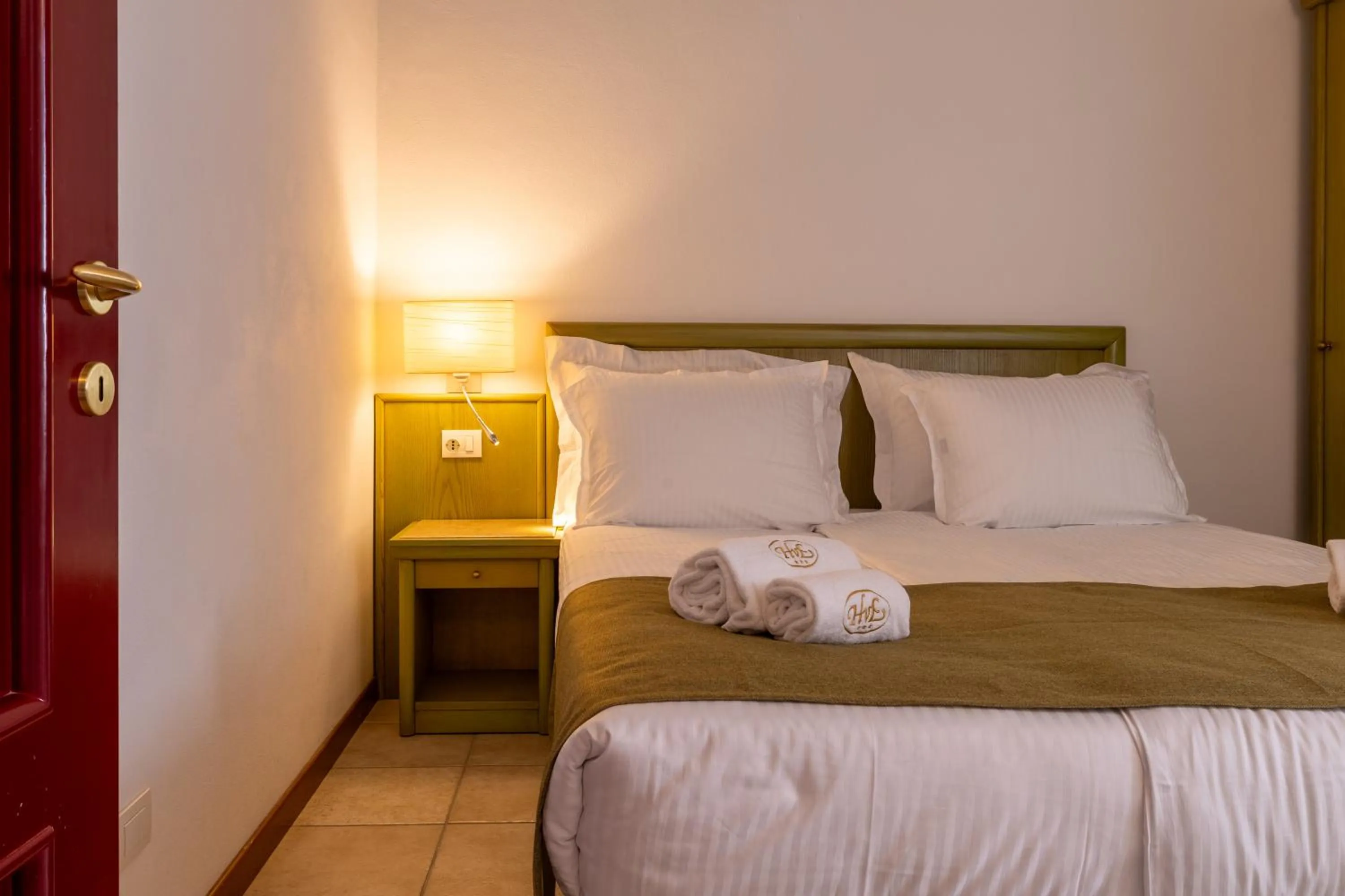 Bedroom, Bed in Albergo Villa Edy