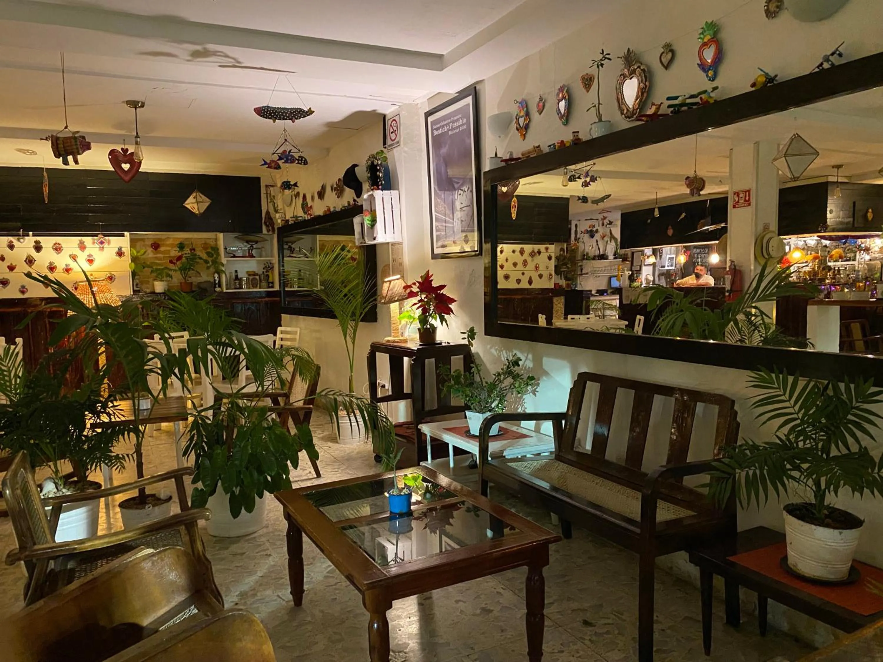 Communal lounge/ TV room in Hotel La Piazzetta