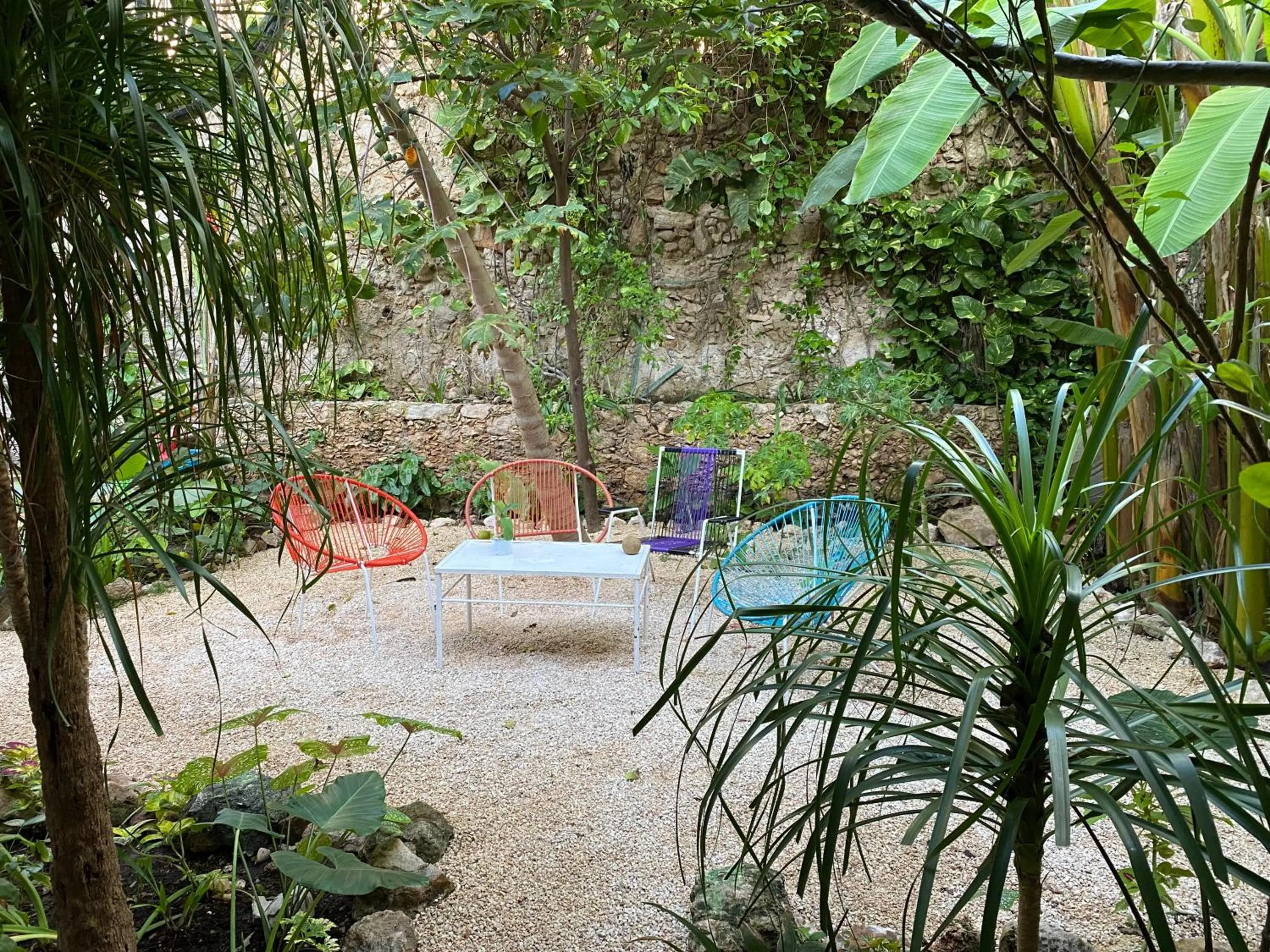 Garden view in Hotel La Piazzetta