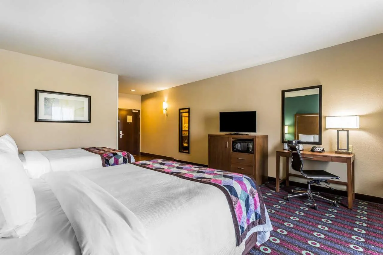 TV and multimedia, Bed in Comfort Inn & Suites Newcastle - Oklahoma City