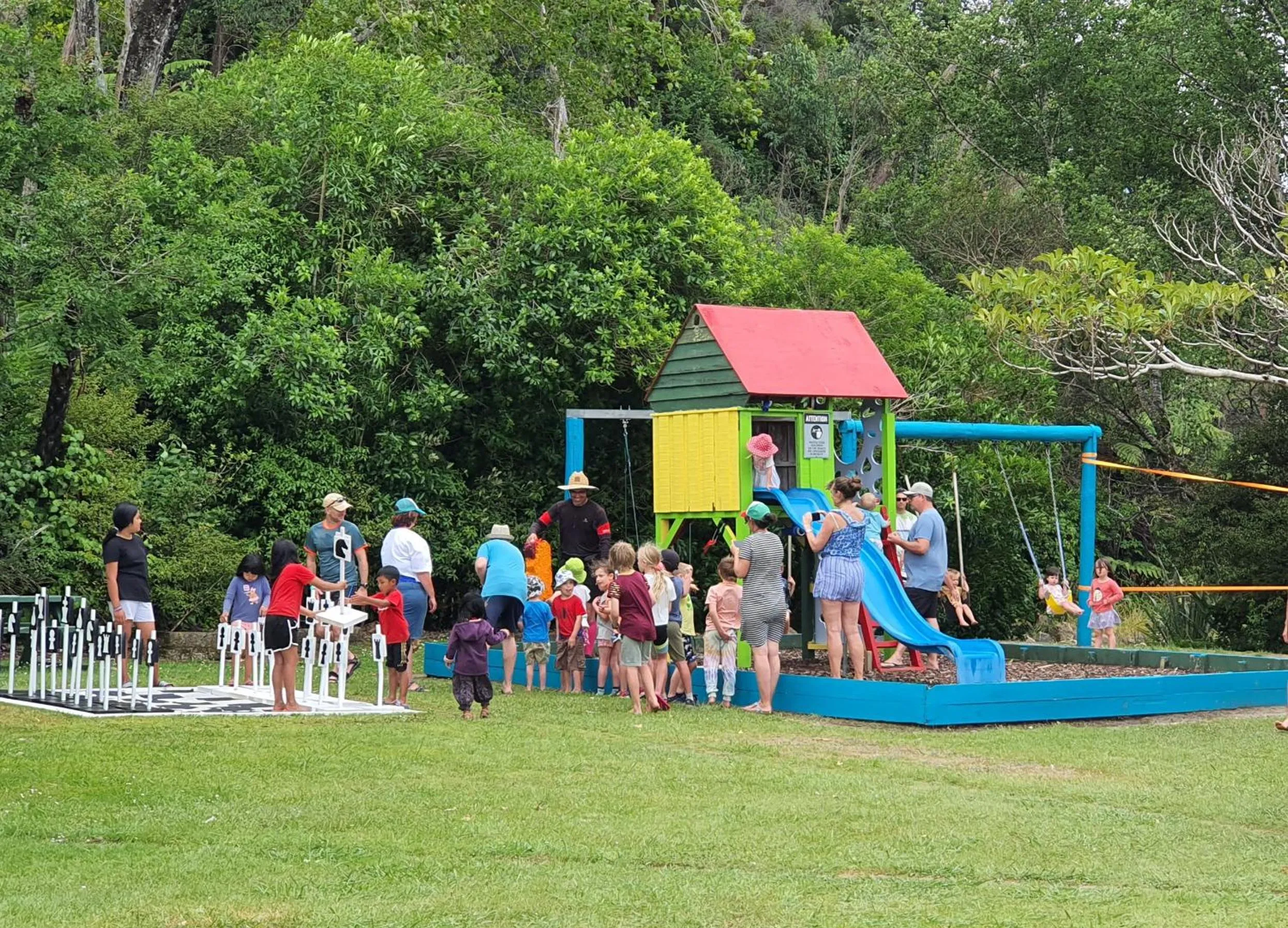 Children play ground in Golden Bay Holiday Park