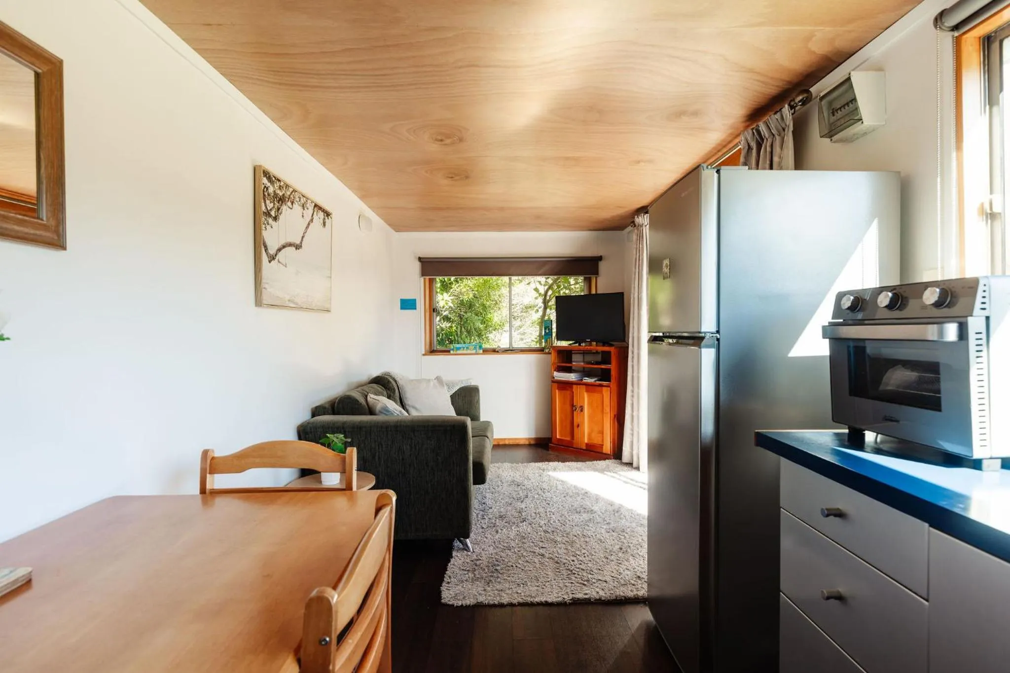 Kitchen or kitchenette in Golden Bay Holiday Park