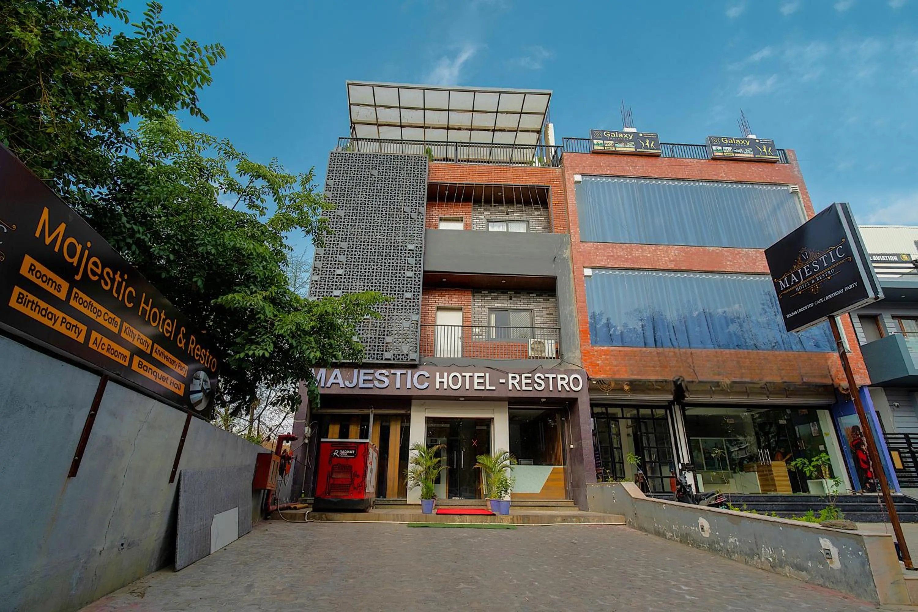 Property building in Majestic Hotel and Restro