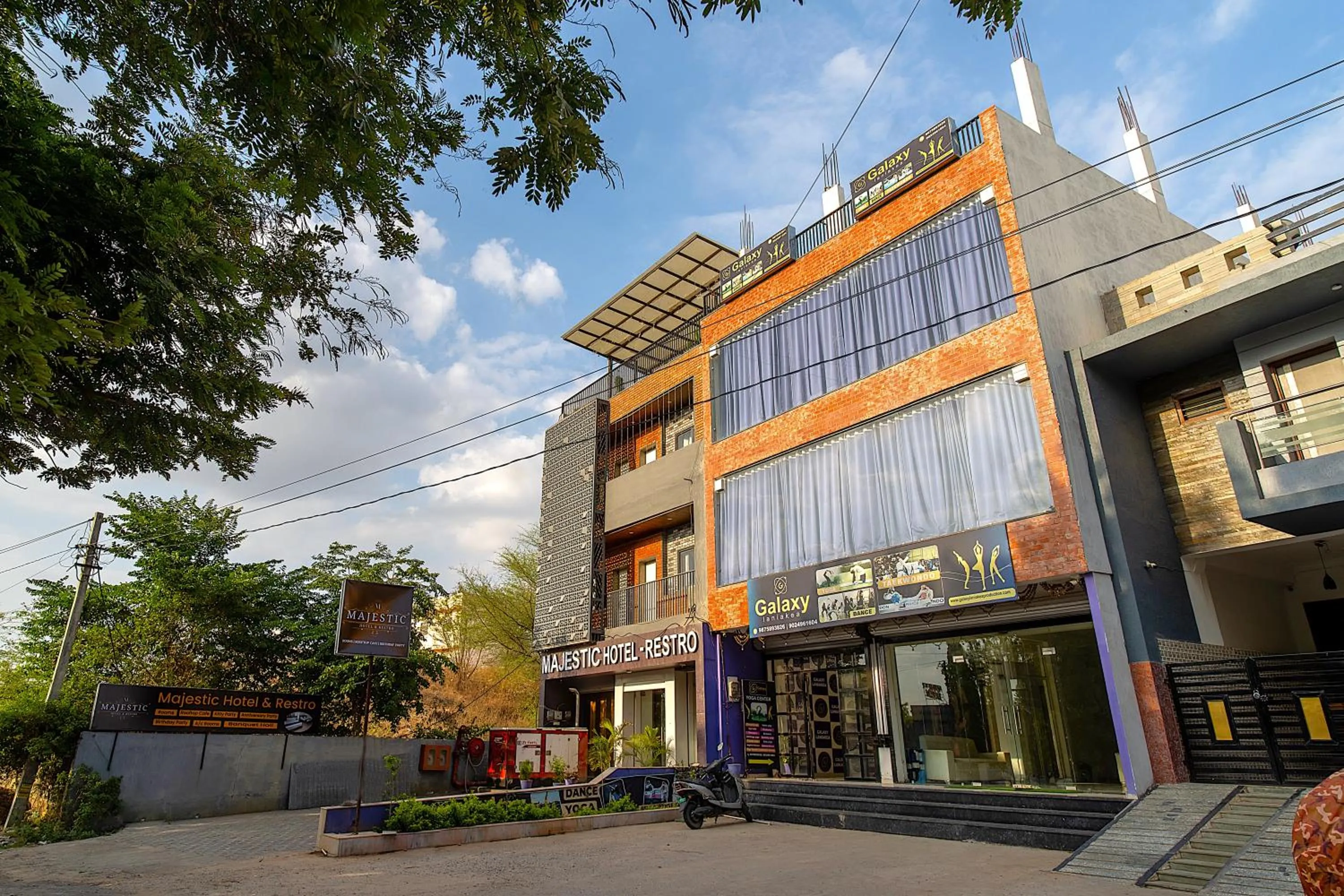 Property building in Majestic Hotel and Restro