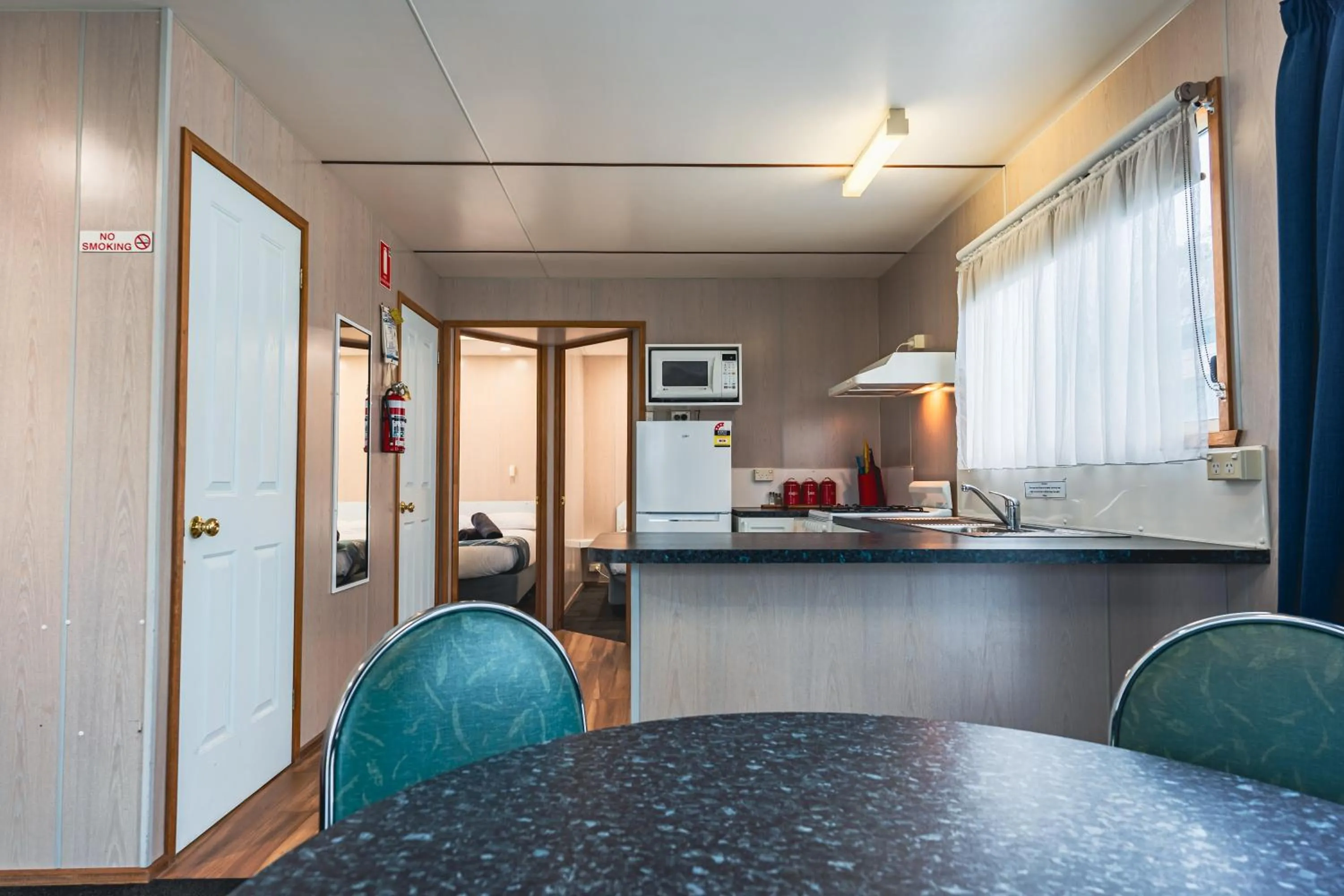 kitchen in BIG4 Tassie Getaway Park Ulverstone