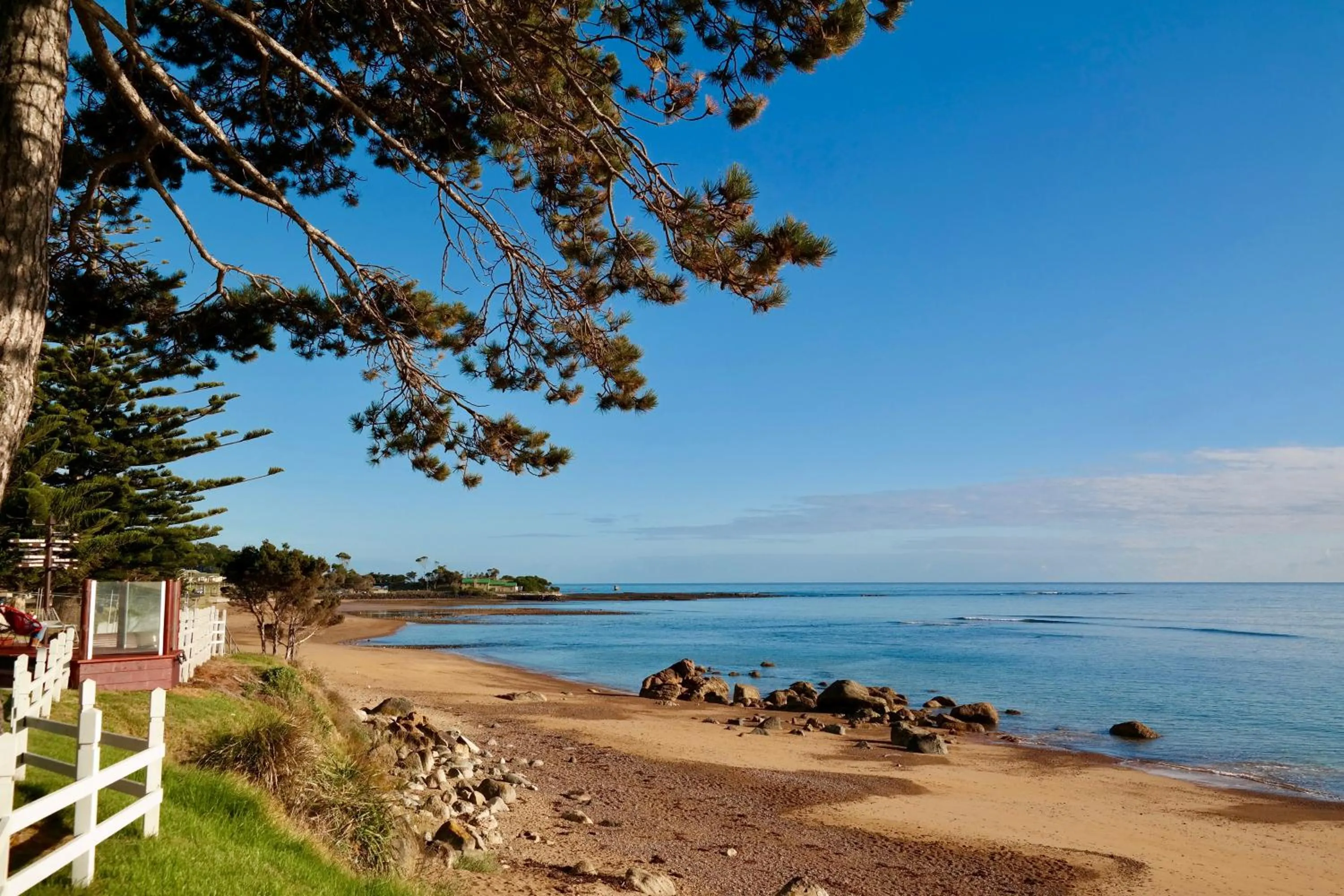 Beach in BIG4 Tassie Getaway Park Ulverstone