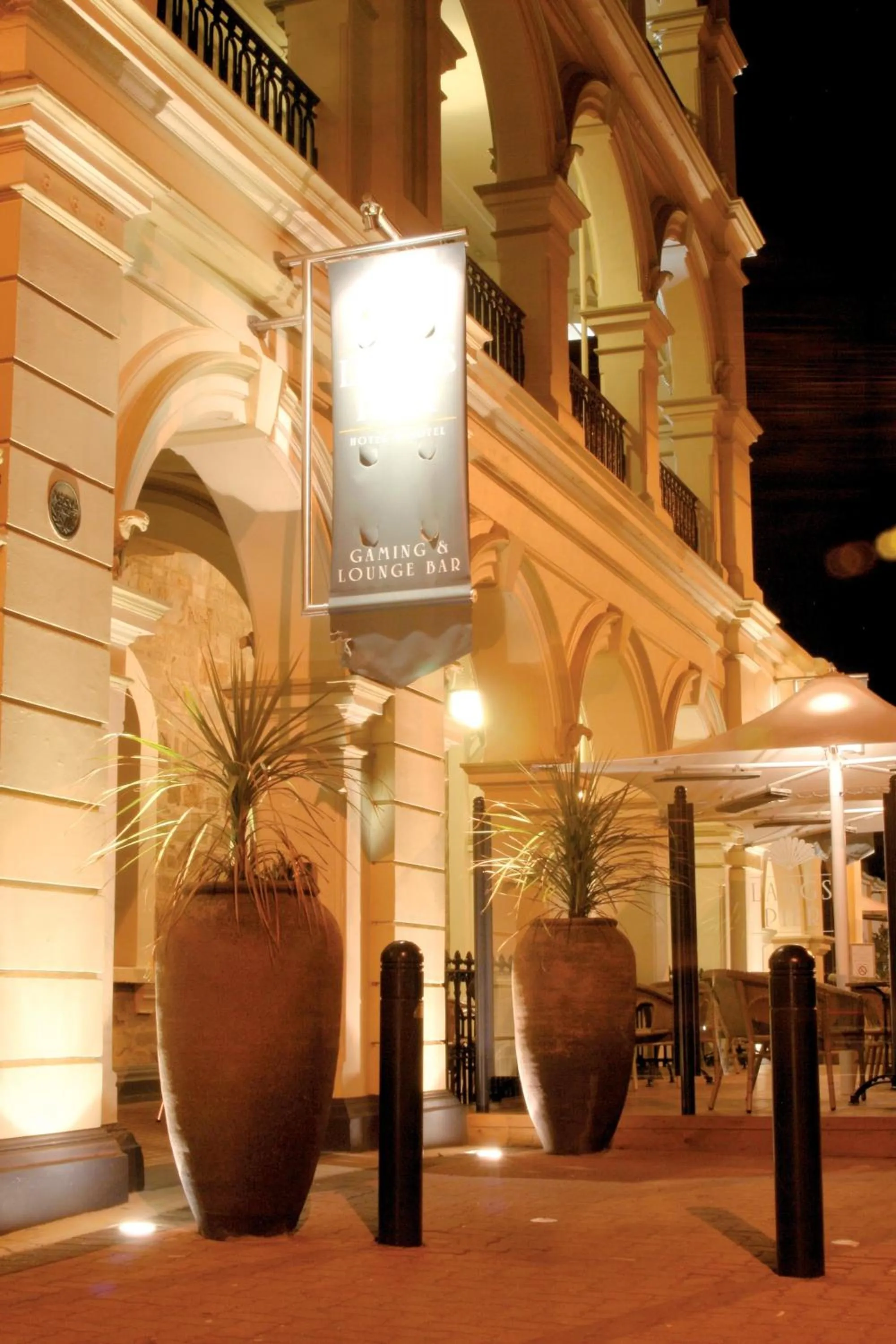 Facade/entrance in Largs Pier Hotel