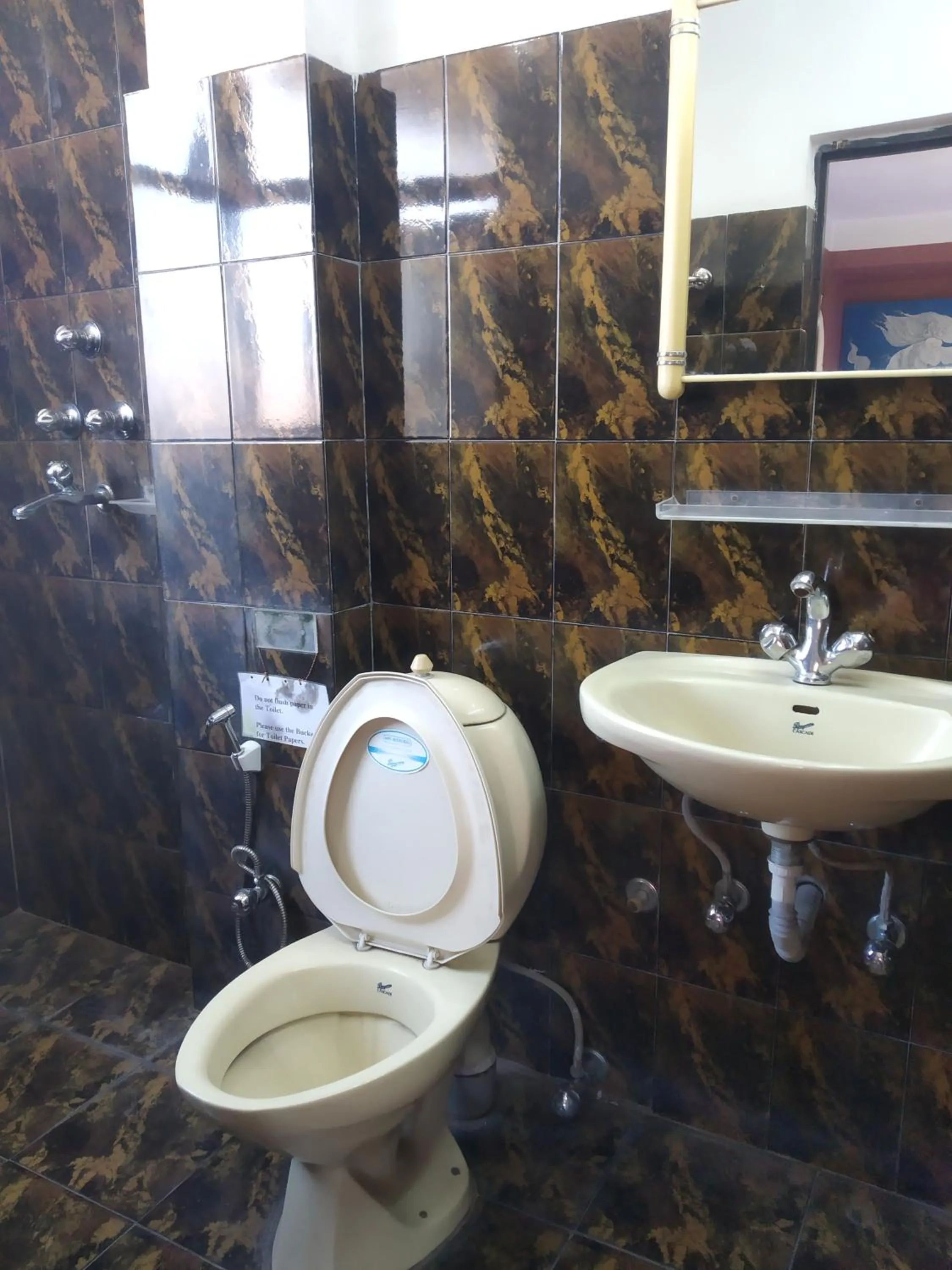 Toilet in Golden Gate Guest House