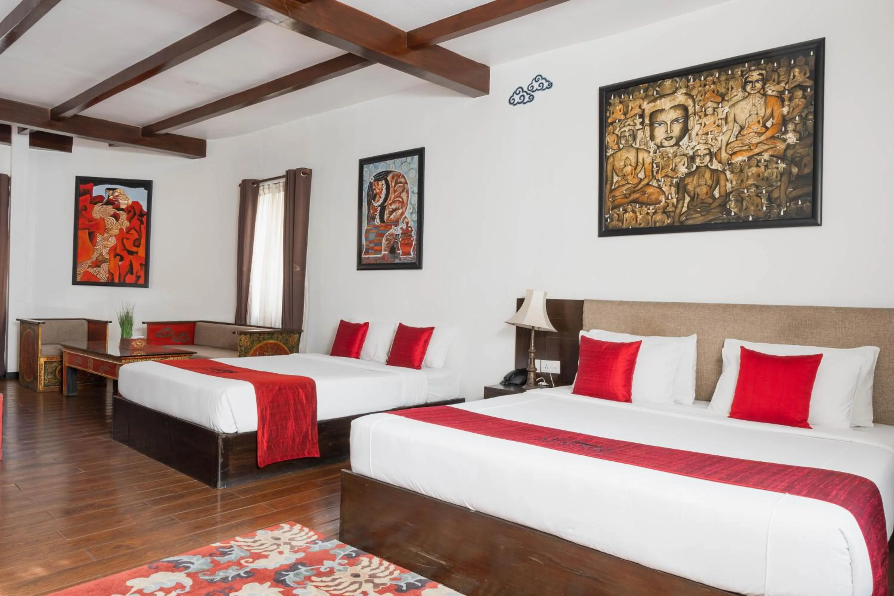 Bed in Dalai-La Boutique Hotel