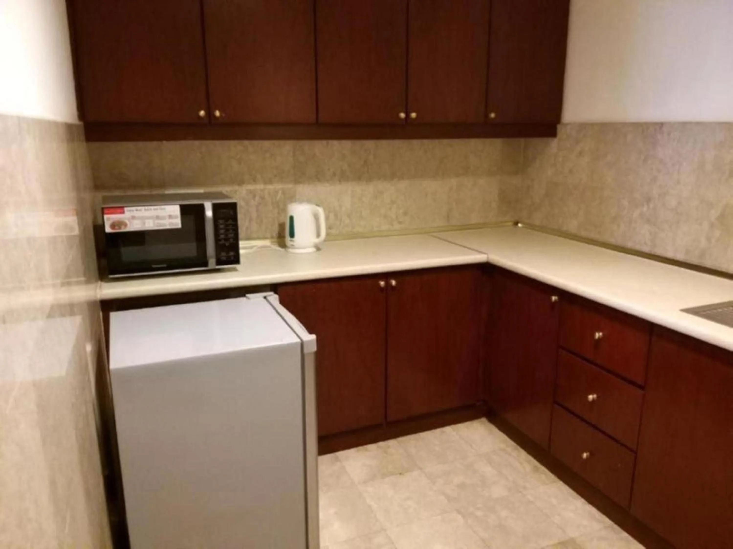 Kitchen or kitchenette in Kl urban suite times Square