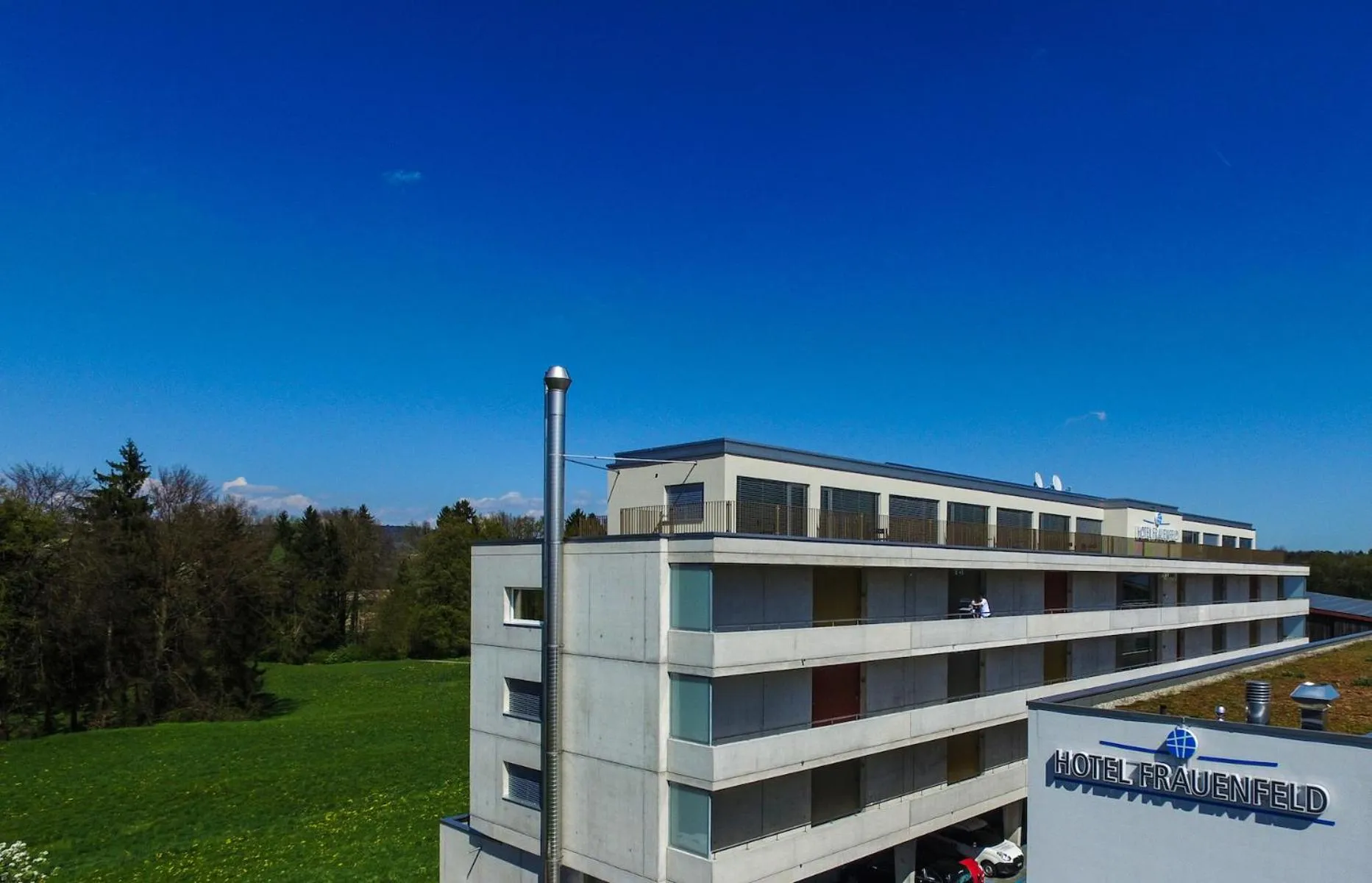 Bird's eye view in Hotel Frauenfeld