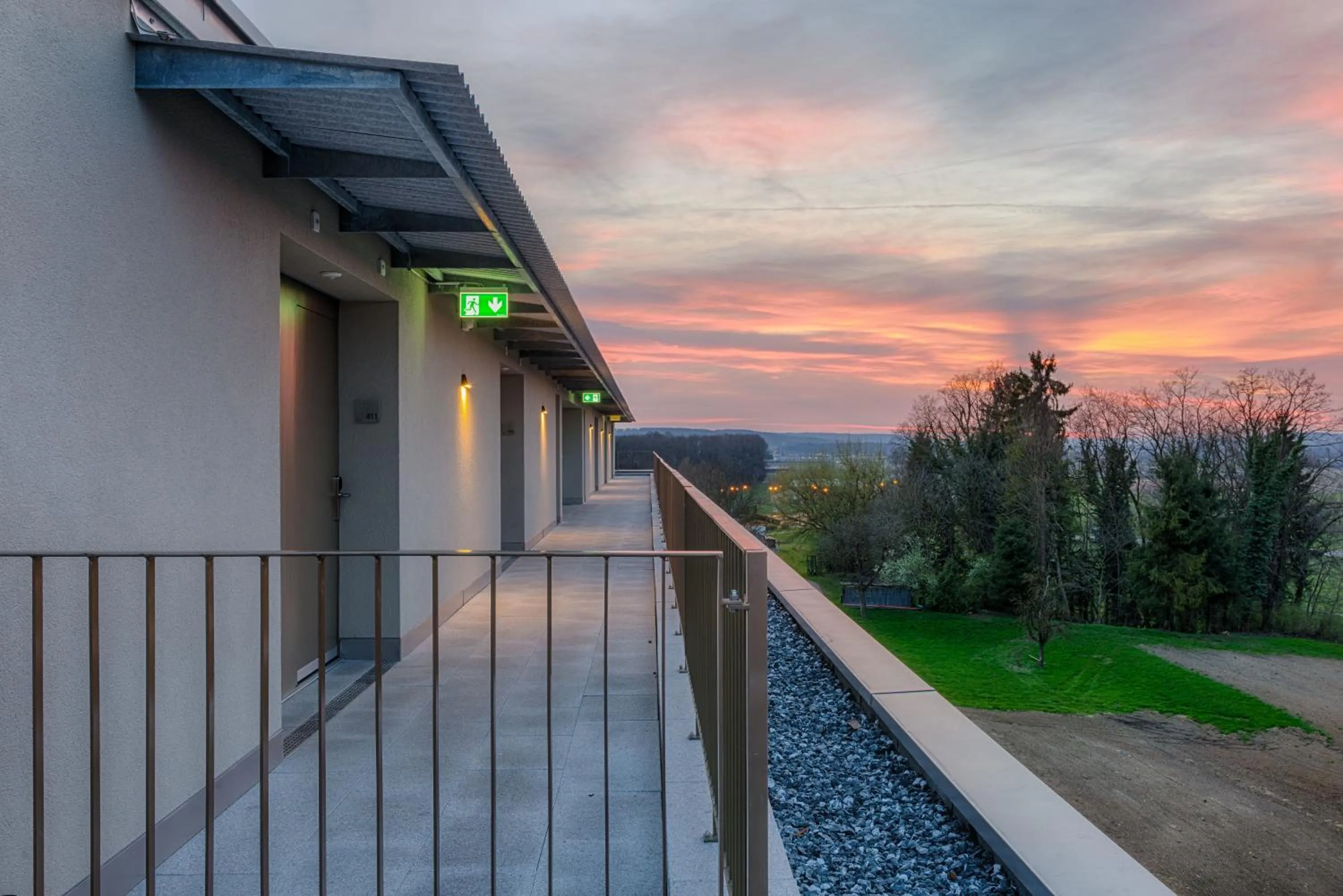 Garden view in Hotel Frauenfeld