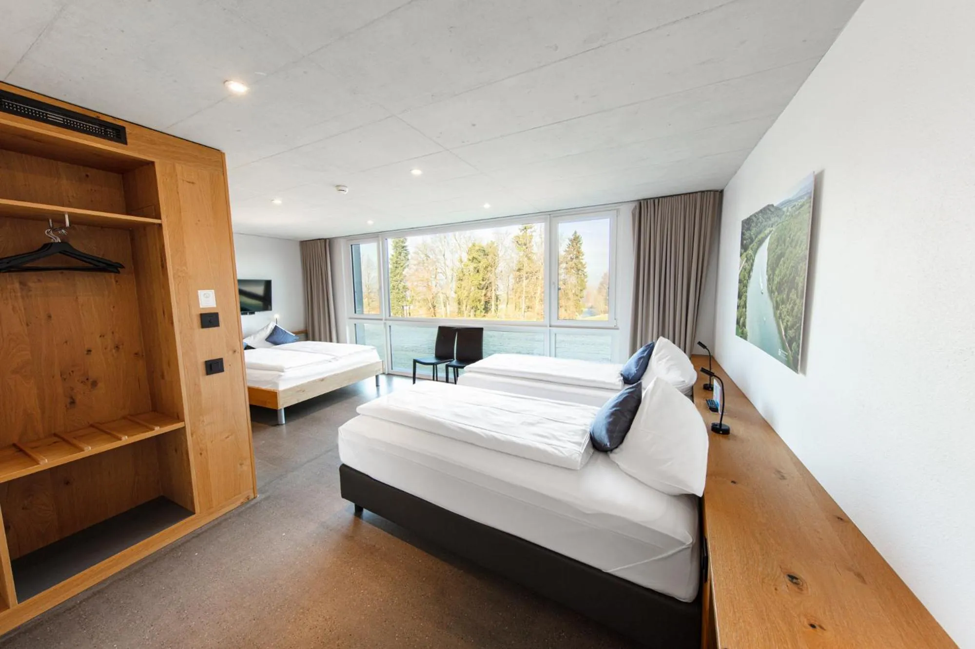 Bed in Hotel Frauenfeld