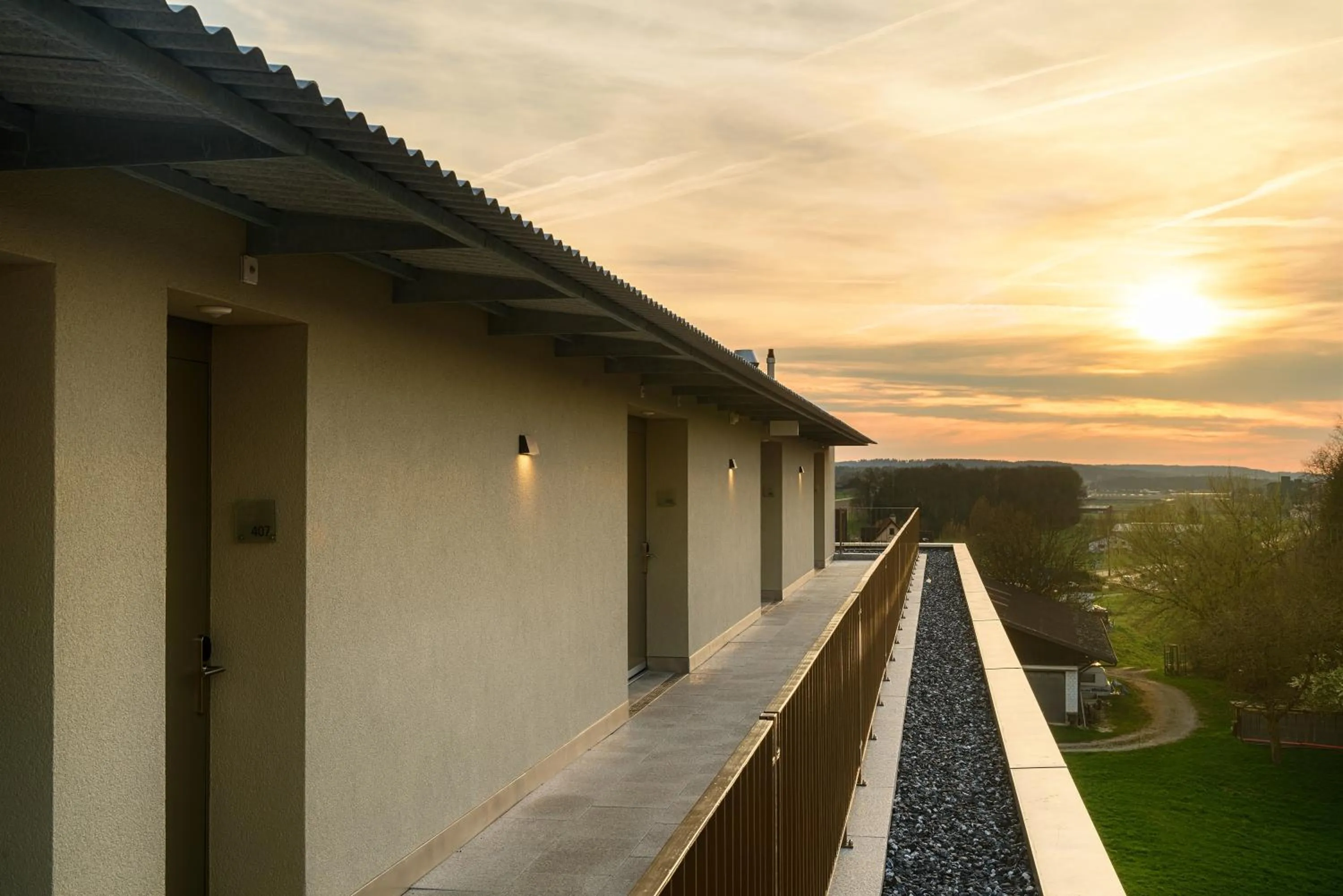 Garden view in Hotel Frauenfeld