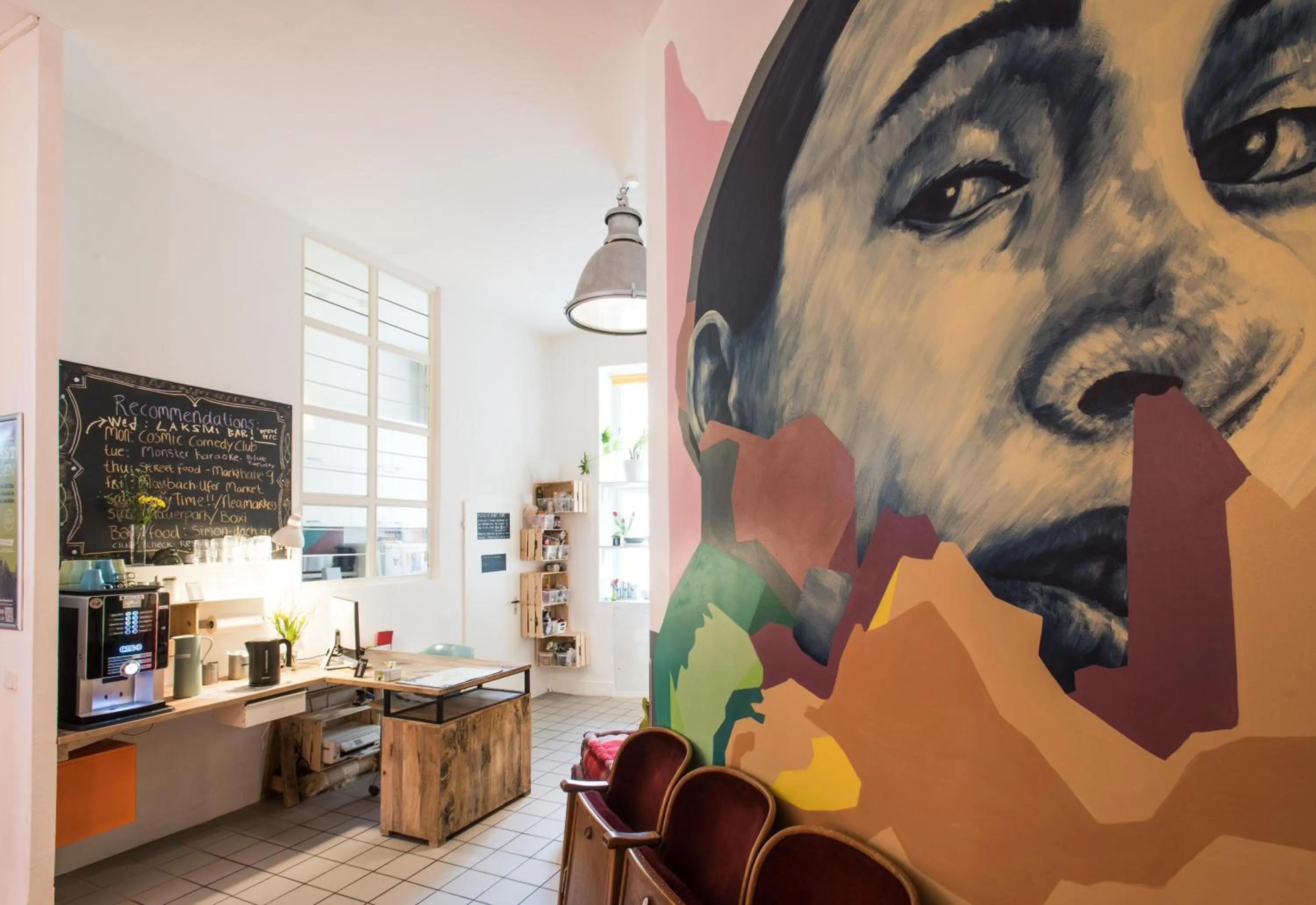 Lobby or reception in Kiez Hostel Berlin