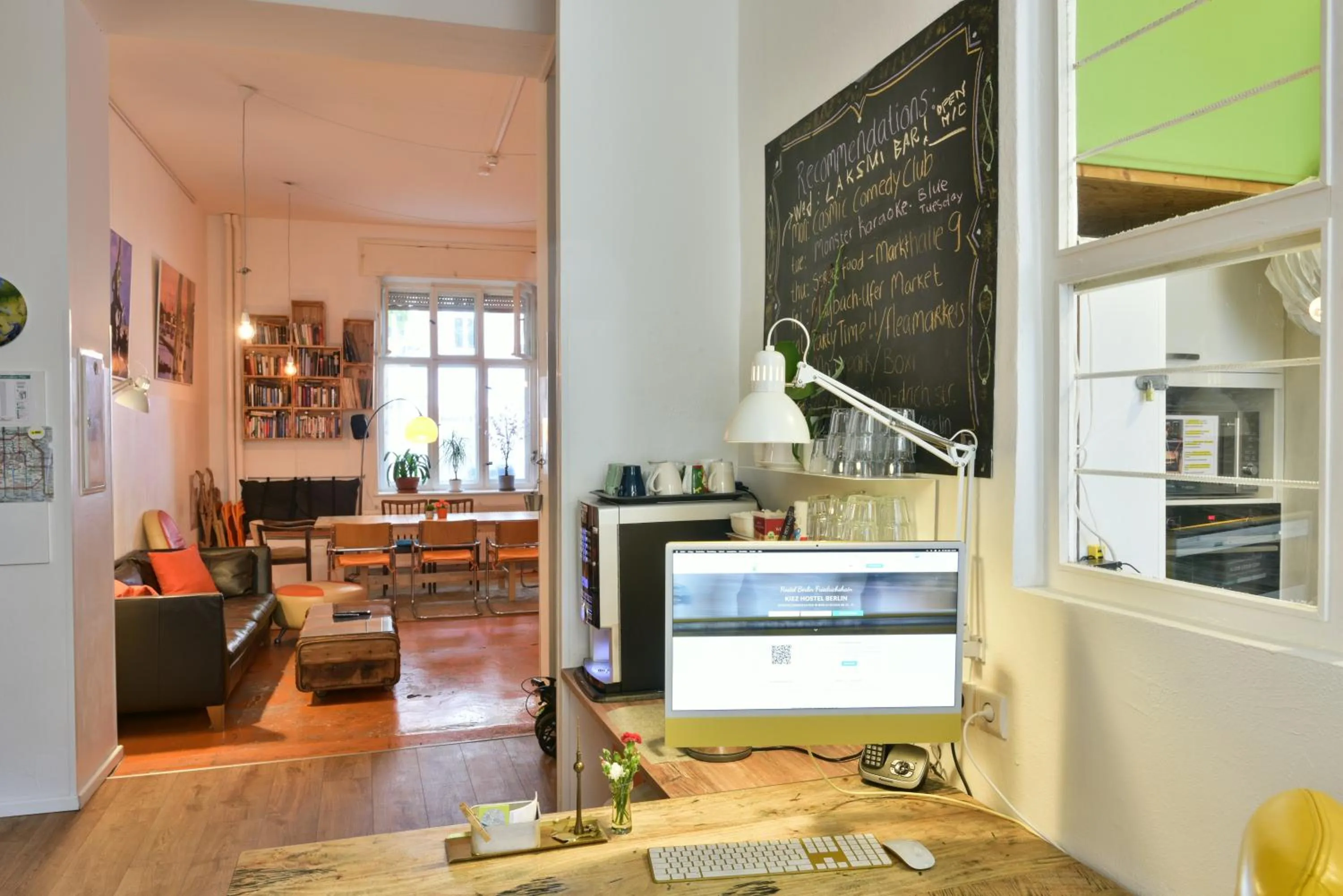 Lobby or reception in Kiez Hostel Berlin