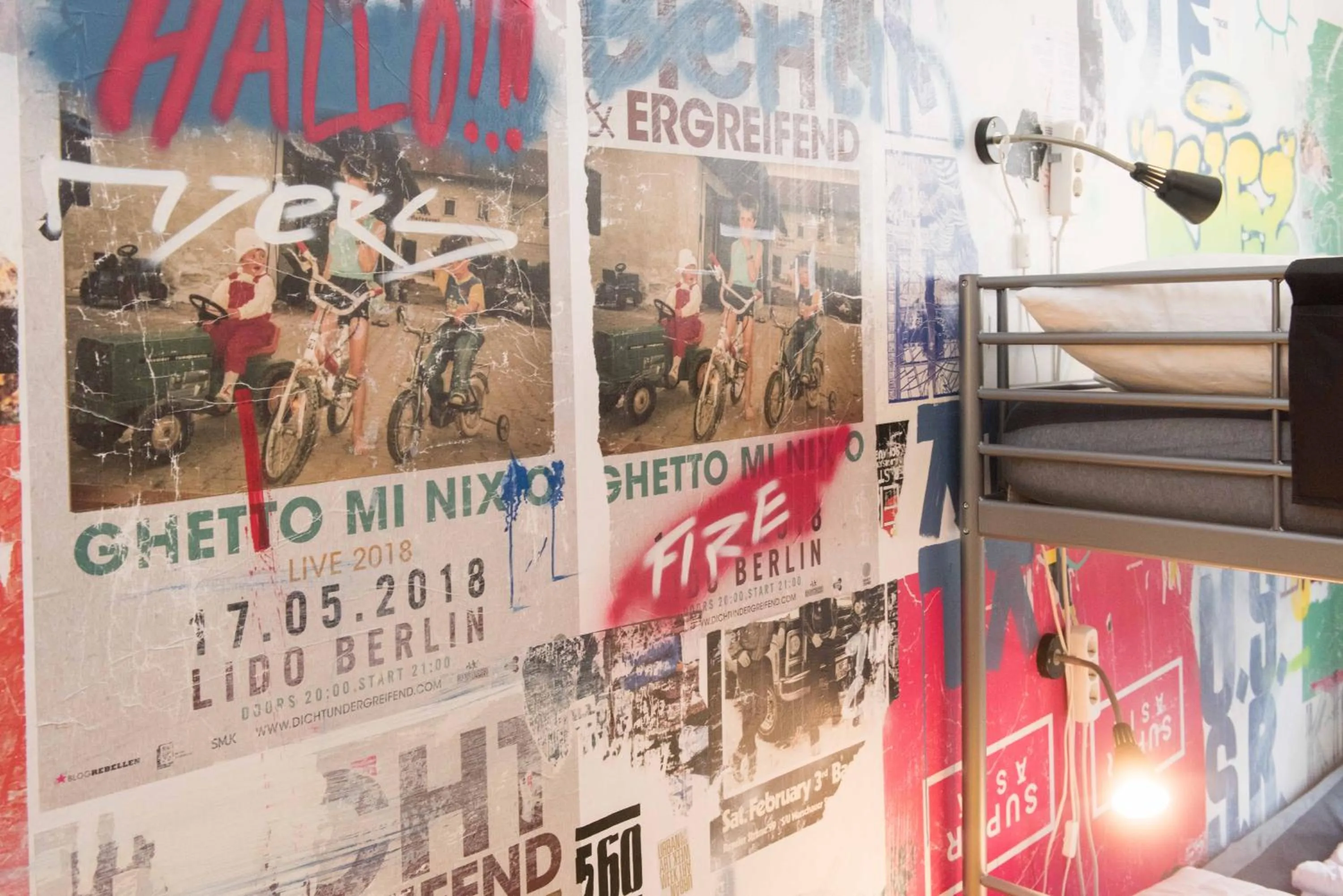 Decorative detail in Kiez Hostel Berlin