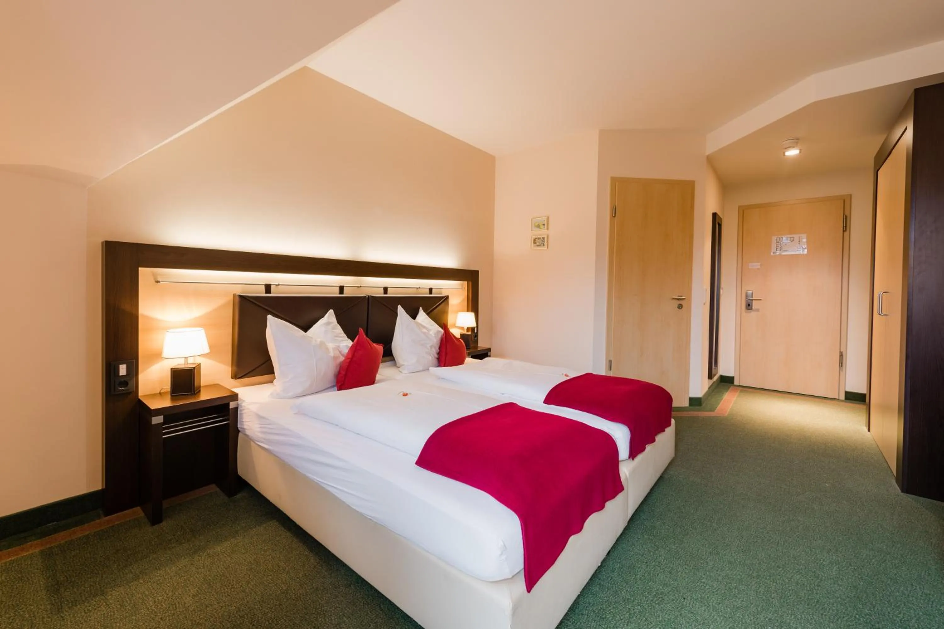 Photo of the whole room, Bed in Hotel am Fischerhafen