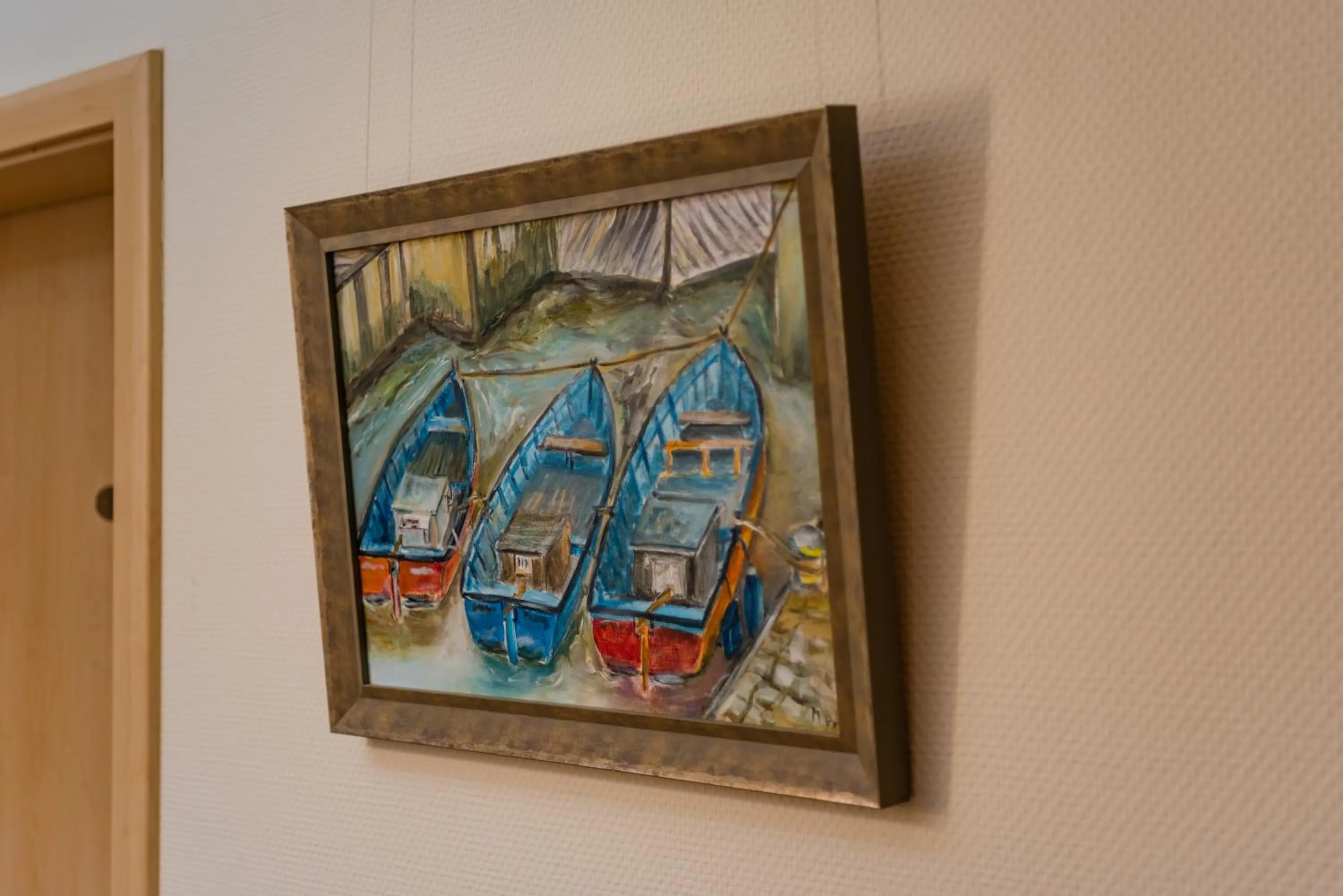 Lobby or reception in Hotel am Fischerhafen