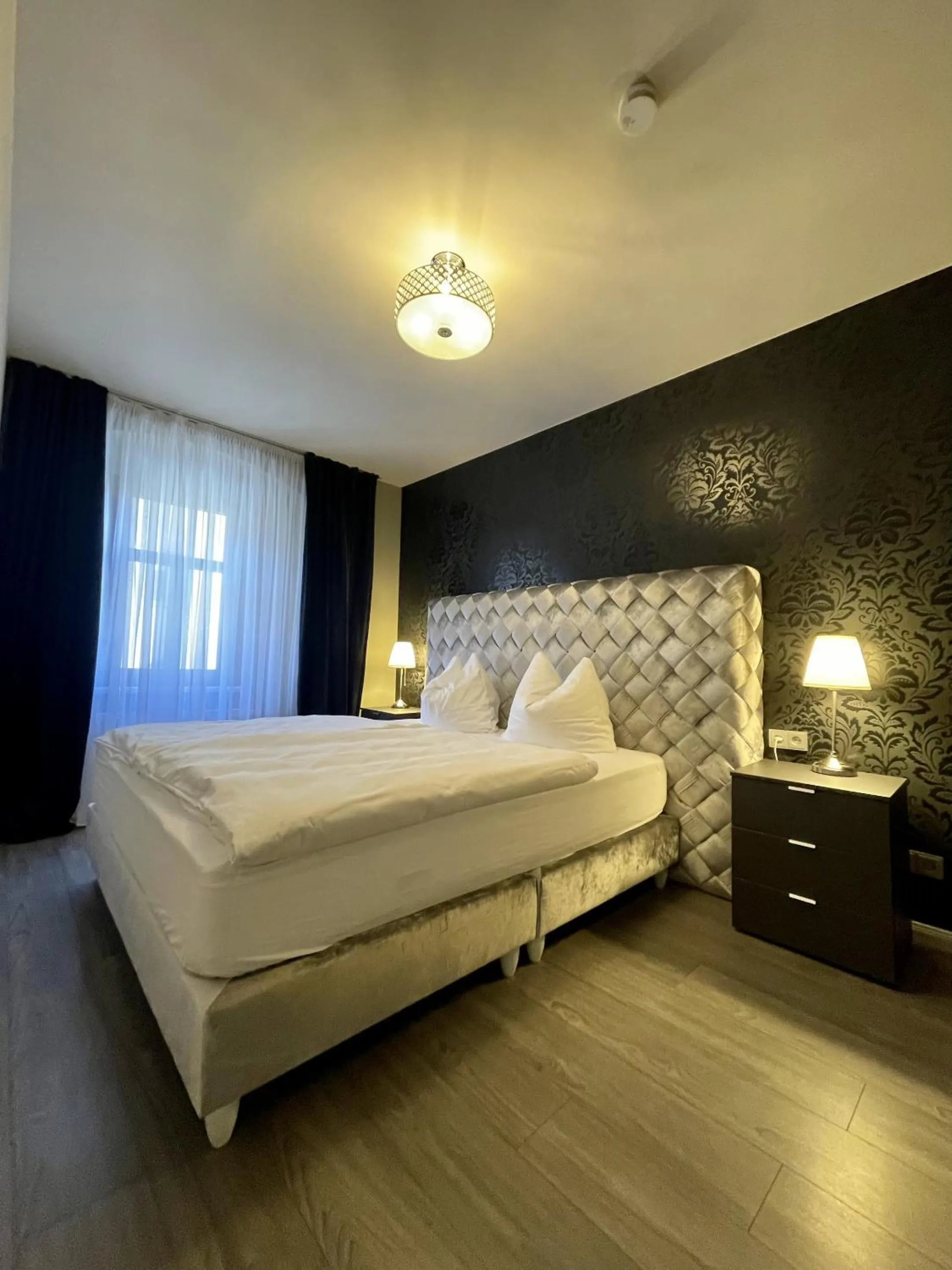 Bedroom, Bed in Pension Burkhardt