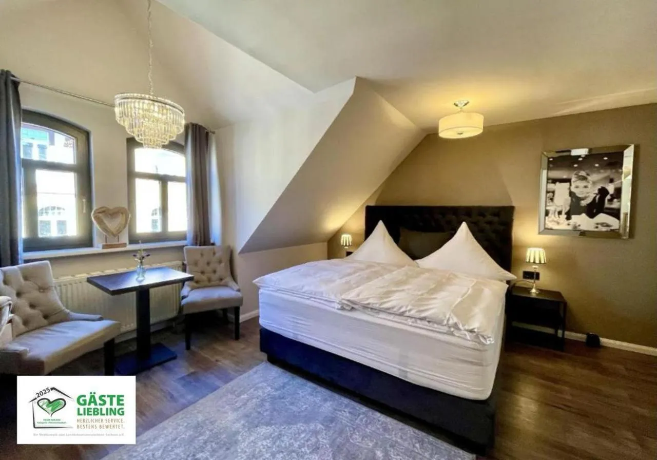 Bedroom, Bed in Pension Burkhardt