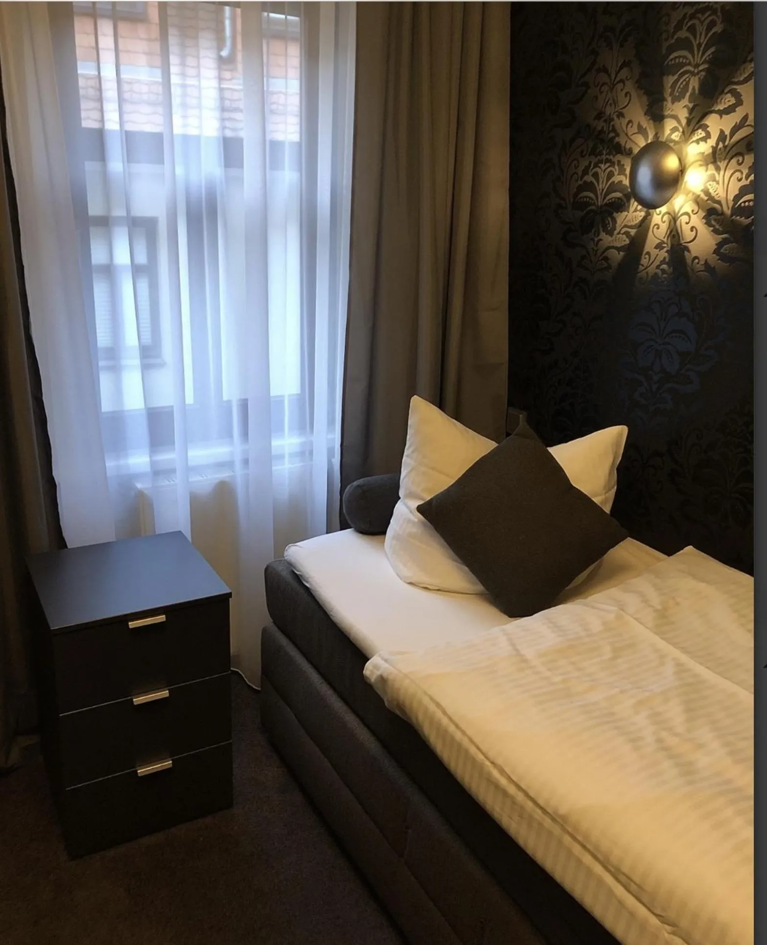 Bedroom, Bed in Pension Burkhardt