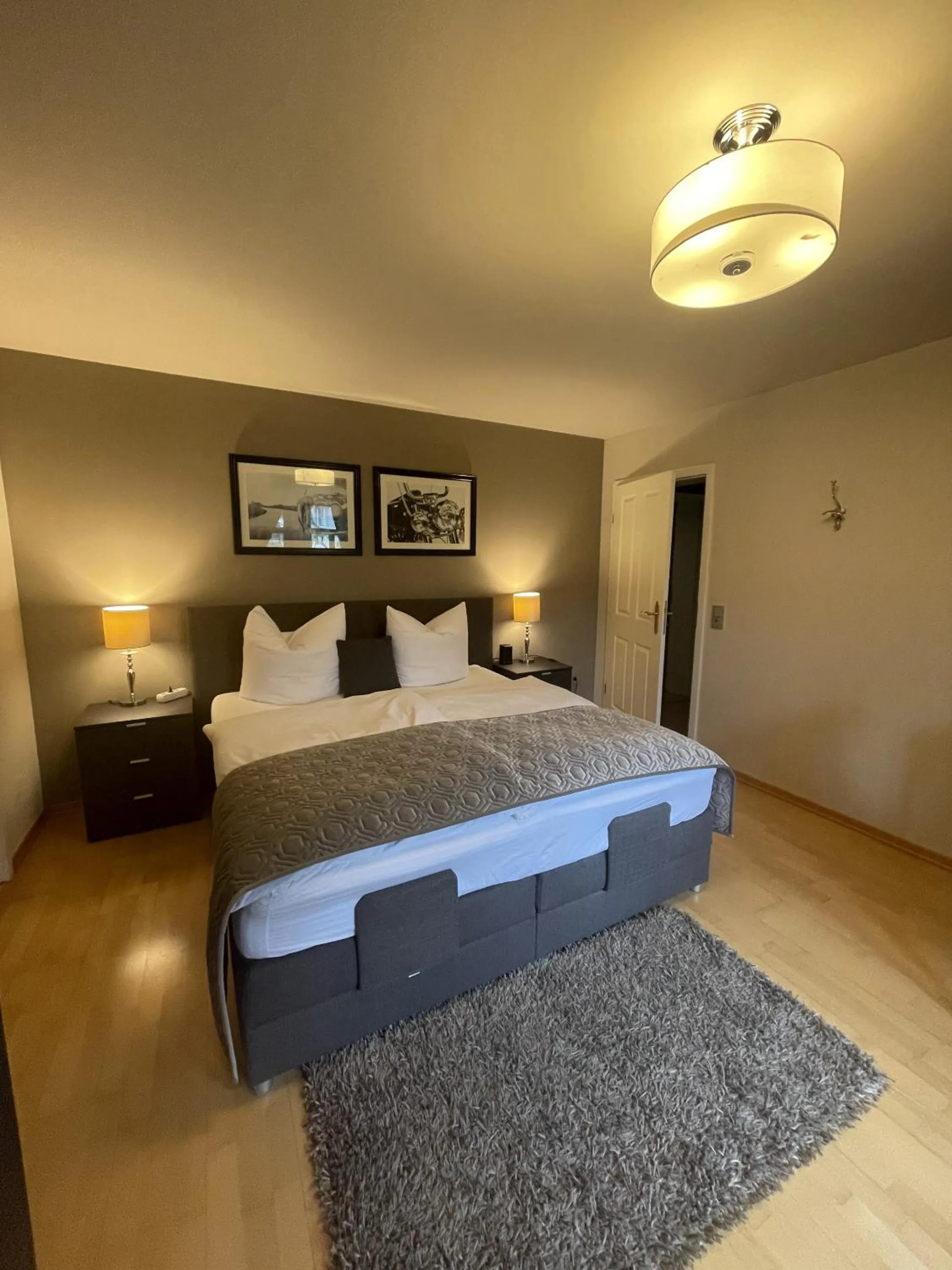 Bedroom, Bed in Pension Burkhardt