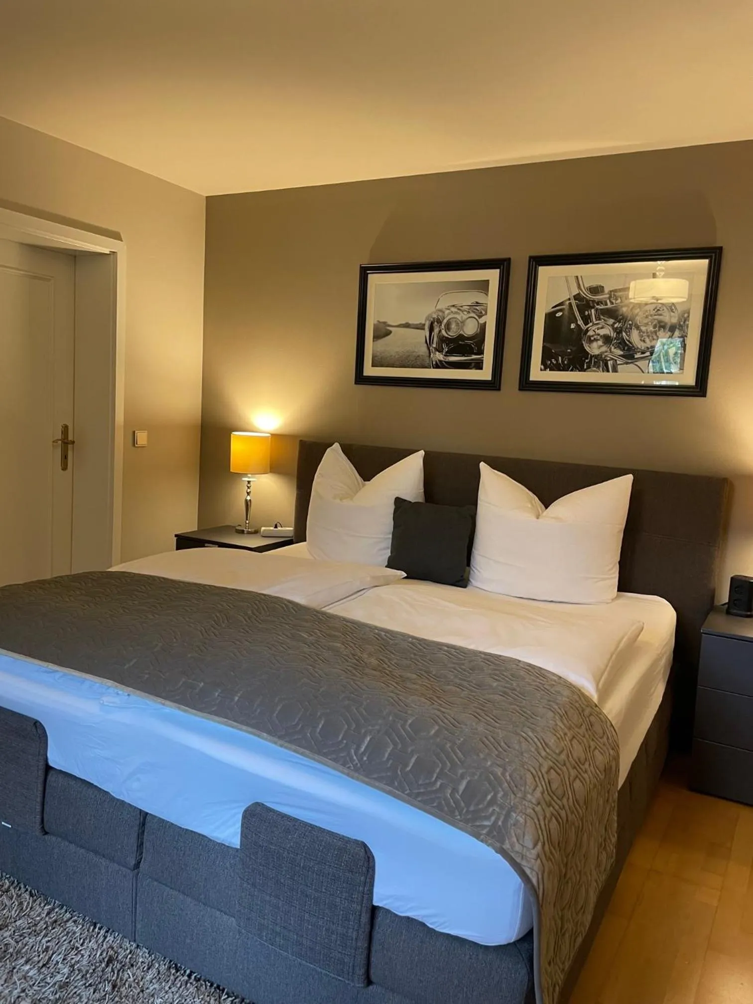 Bedroom, Bed in Pension Burkhardt