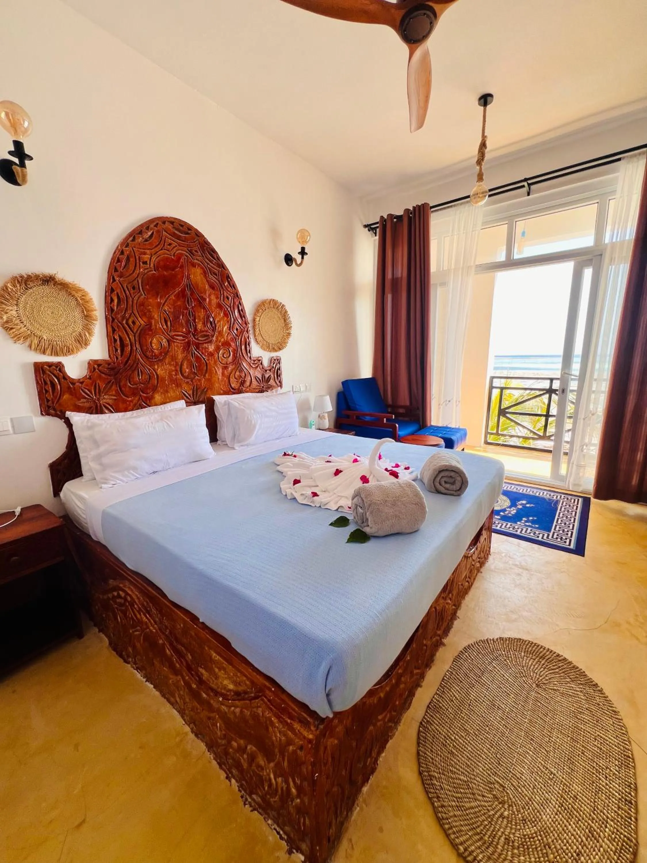 Bed in Mia Boutique Hotel