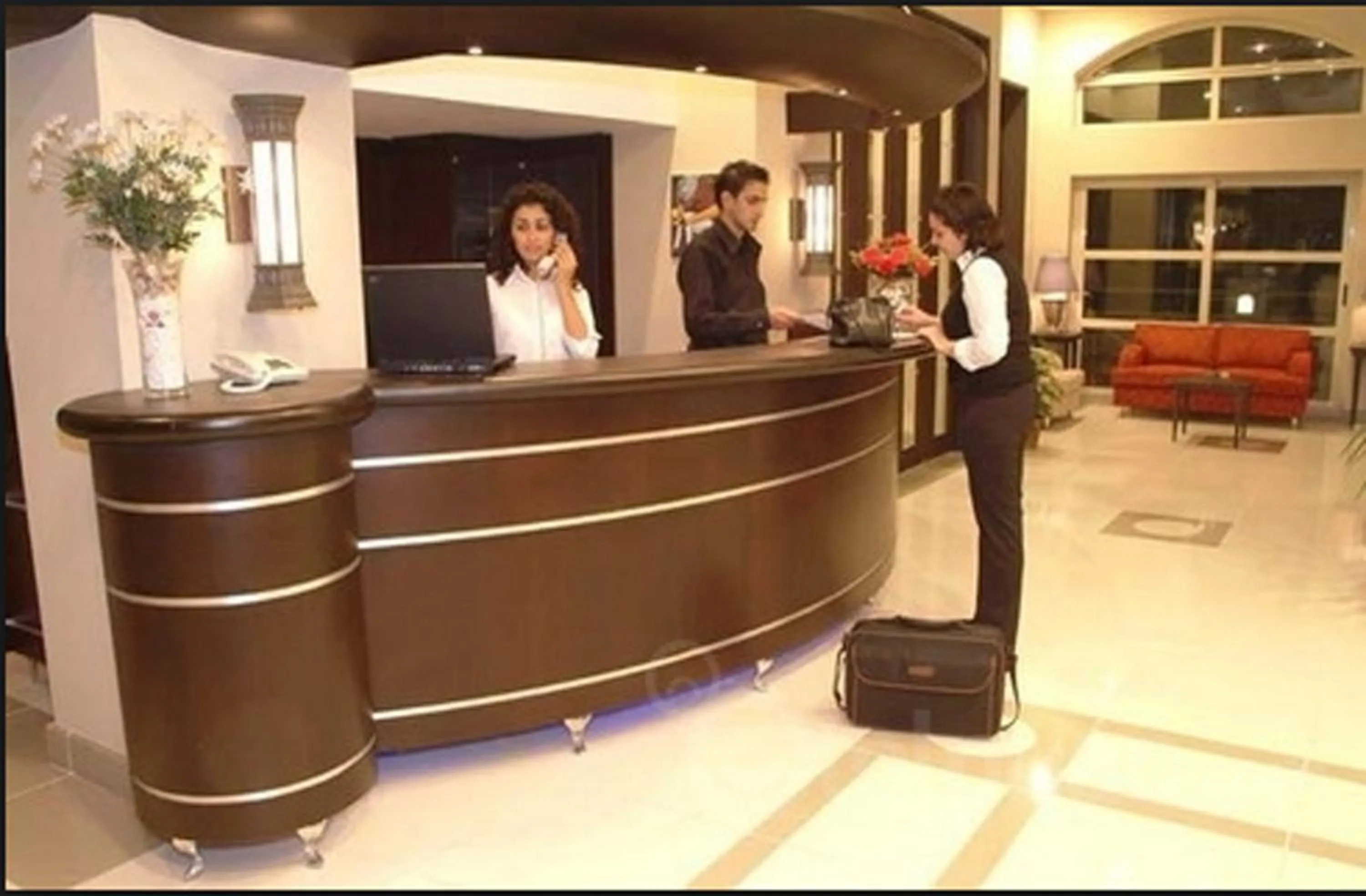 Lobby or reception in Almena Hotel