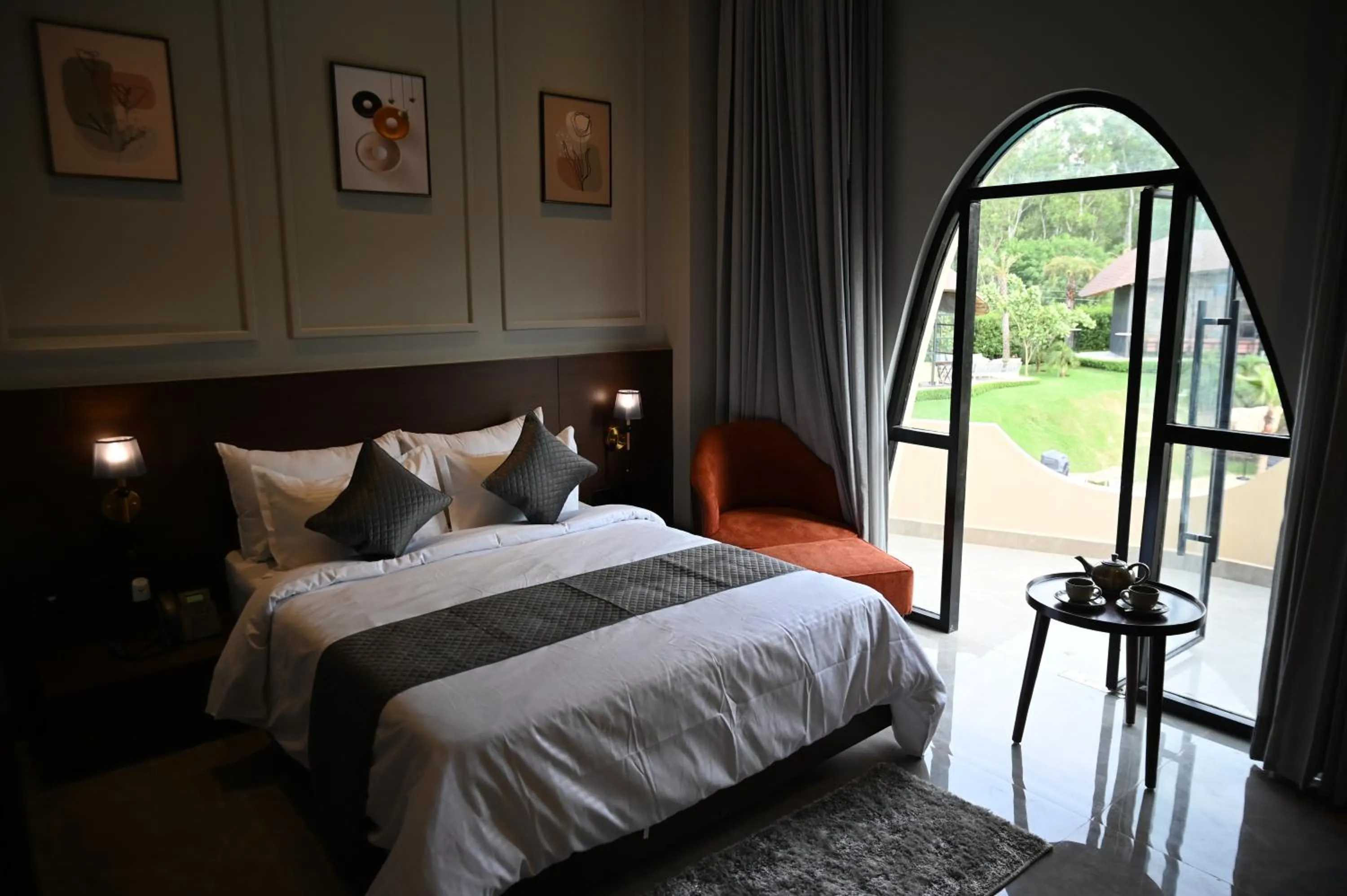 Bed in Rzekka Resort