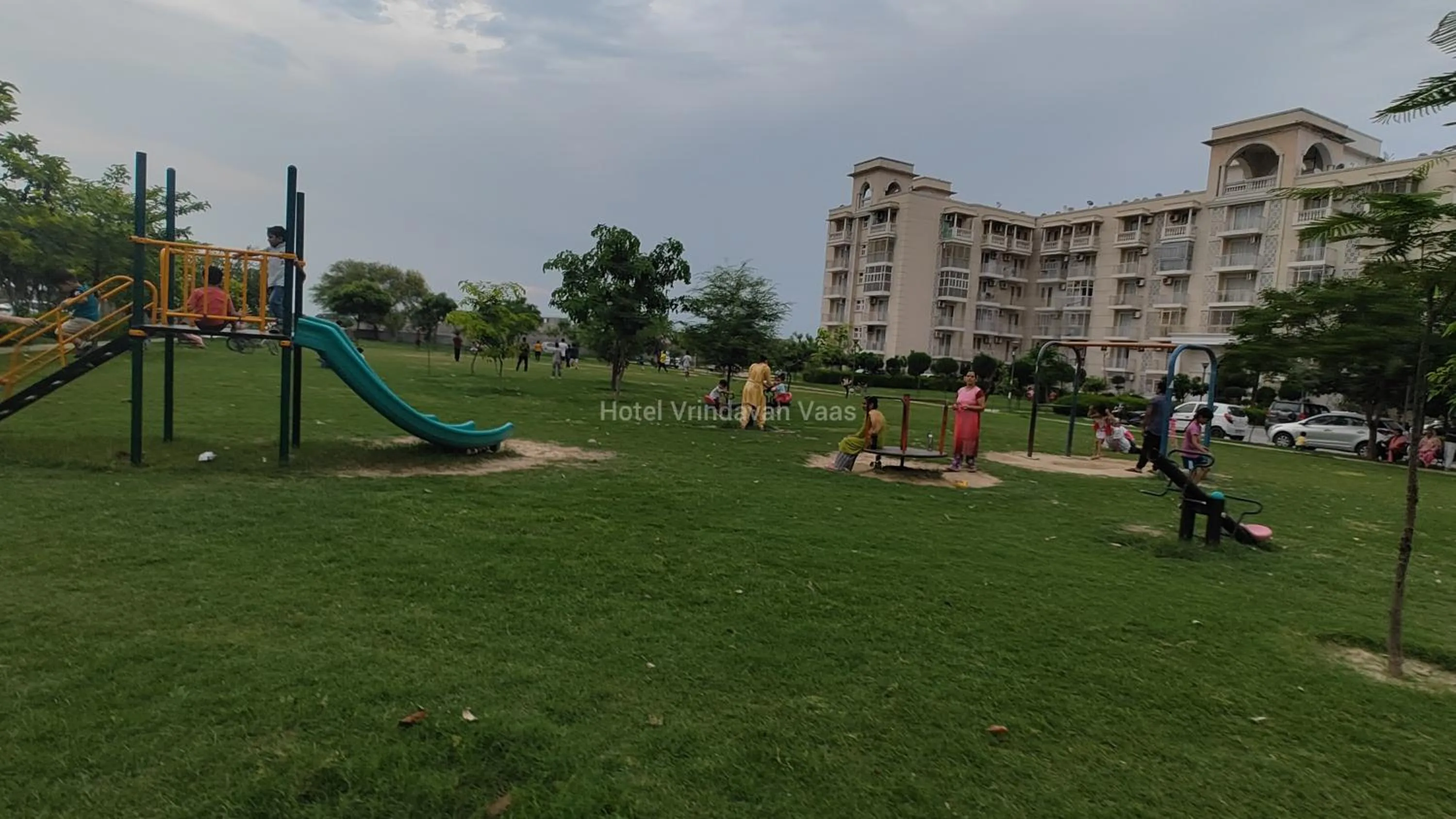 Children play ground in Hotel Vrindavan Vaas