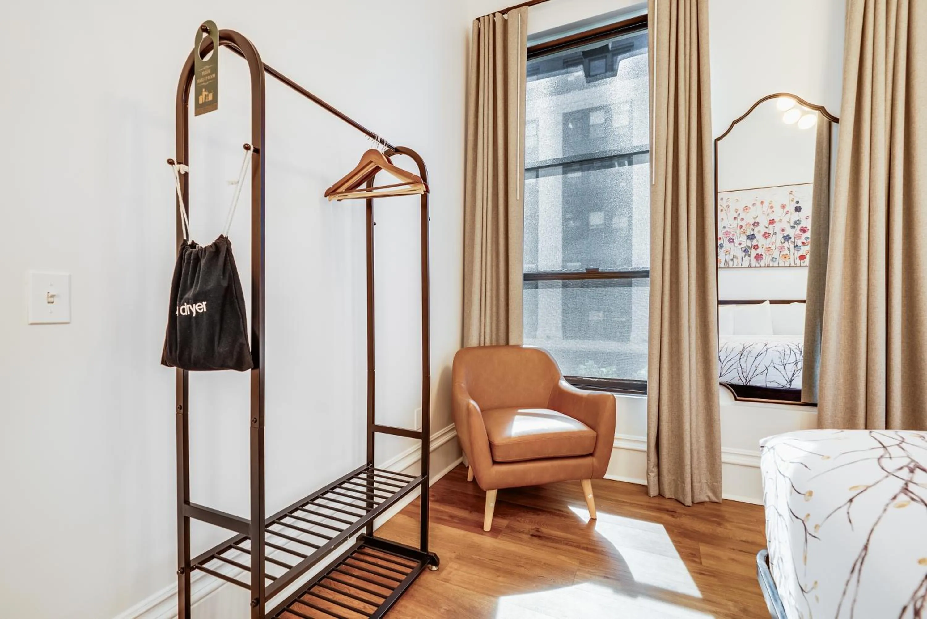 Bed in The Beau Hotel Downtown San Diego Gaslamp Quarter