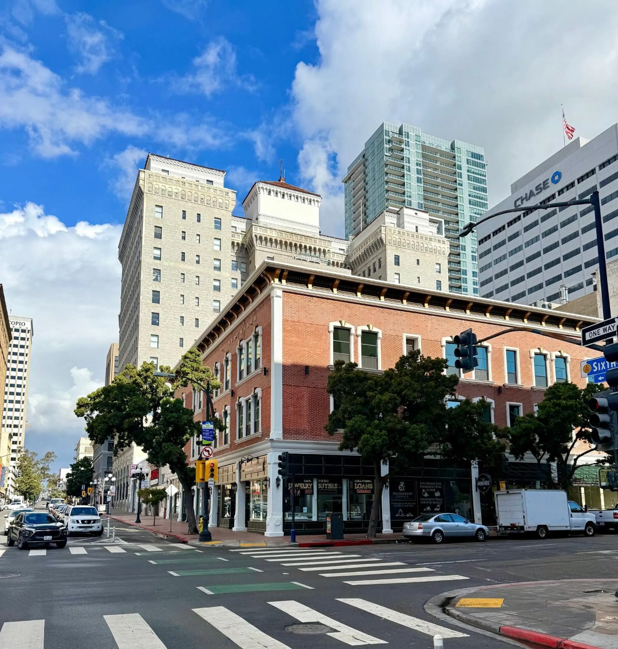 Property building in The Beau Hotel Downtown San Diego Gaslamp Quarter